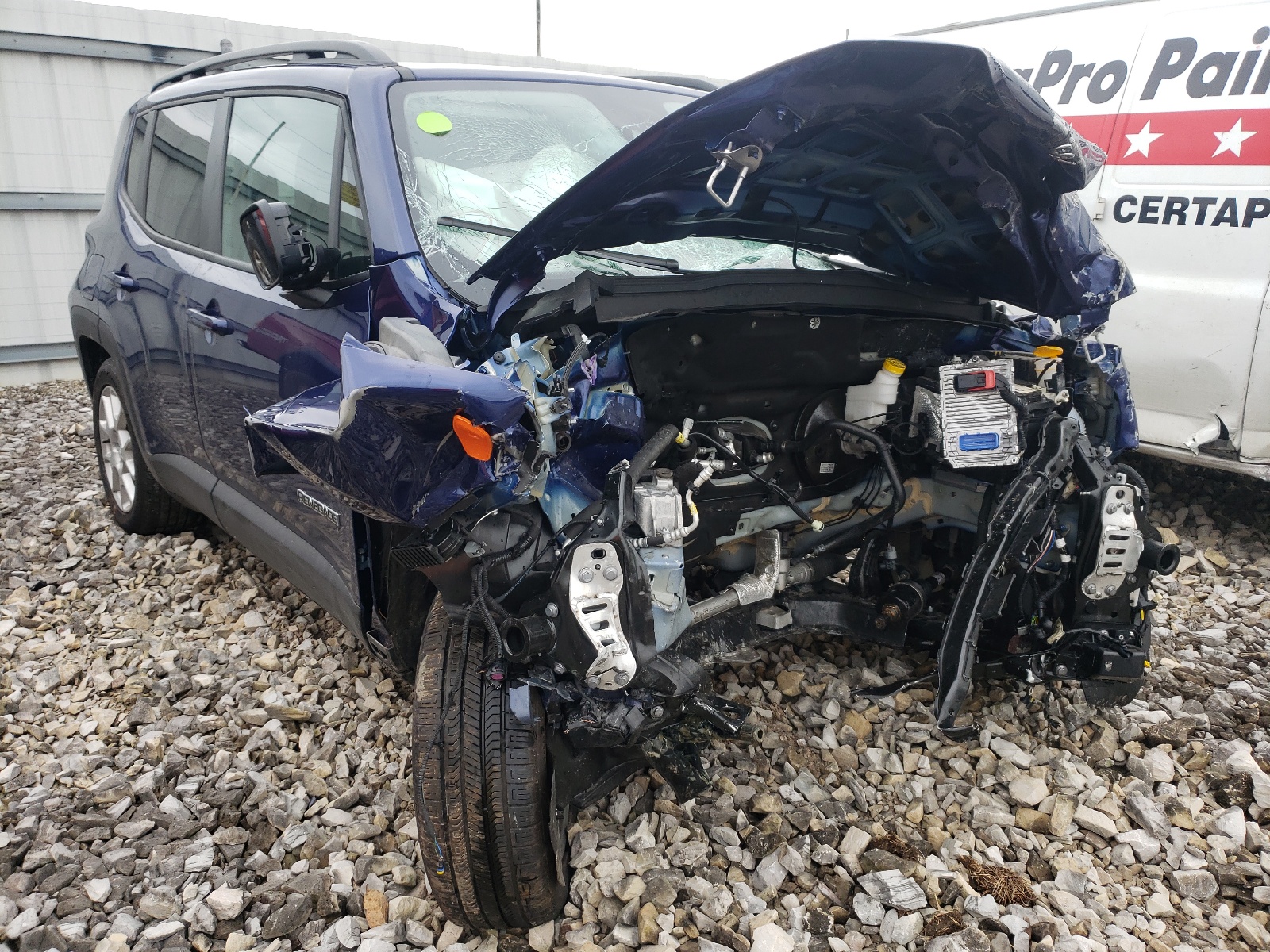 Photo 1 from auction – 2021 JEEP RENEGADE L with VIN ZACNJCBB3MPM78638