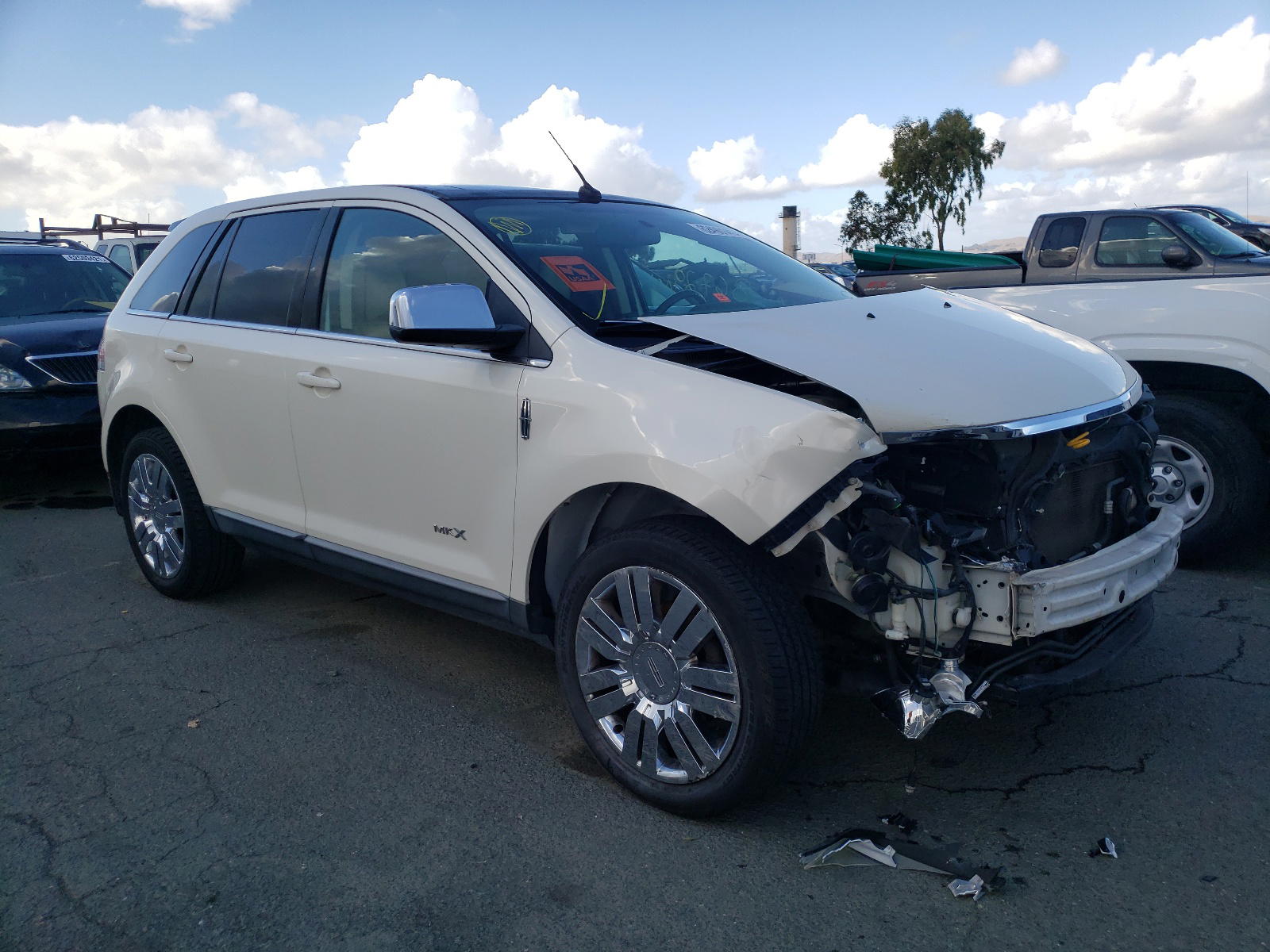 LINCOLN MKX 2008 with VIN 2LMDU68C88BJ25880 - Photo from auction