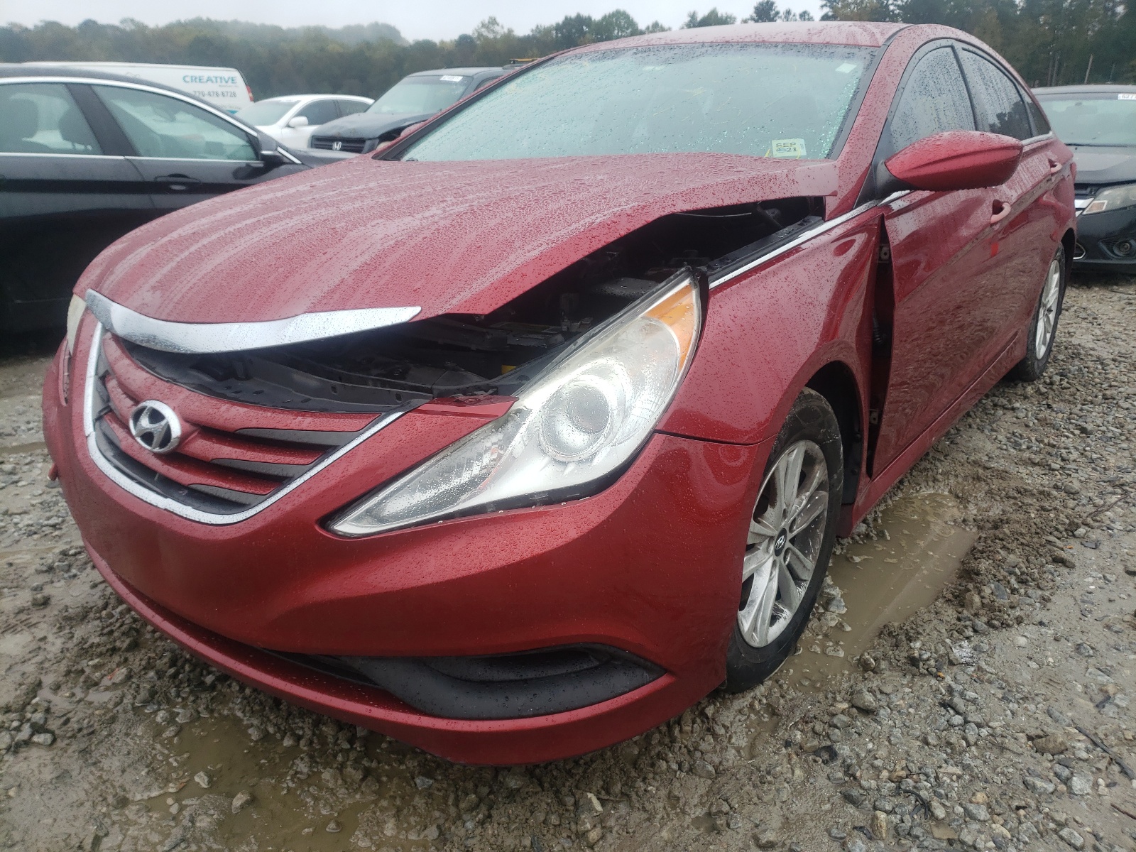 Photo 2 from auction – 2014 HYUNDAI SONATA GLS with VIN 5NPEB4AC2EH830960