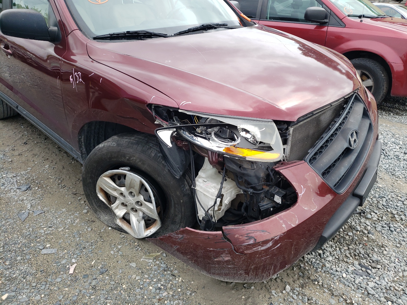 Photo 9 from auction – 2009 HYUNDAI SANTA FE G with VIN 5NMSG13D39H269437