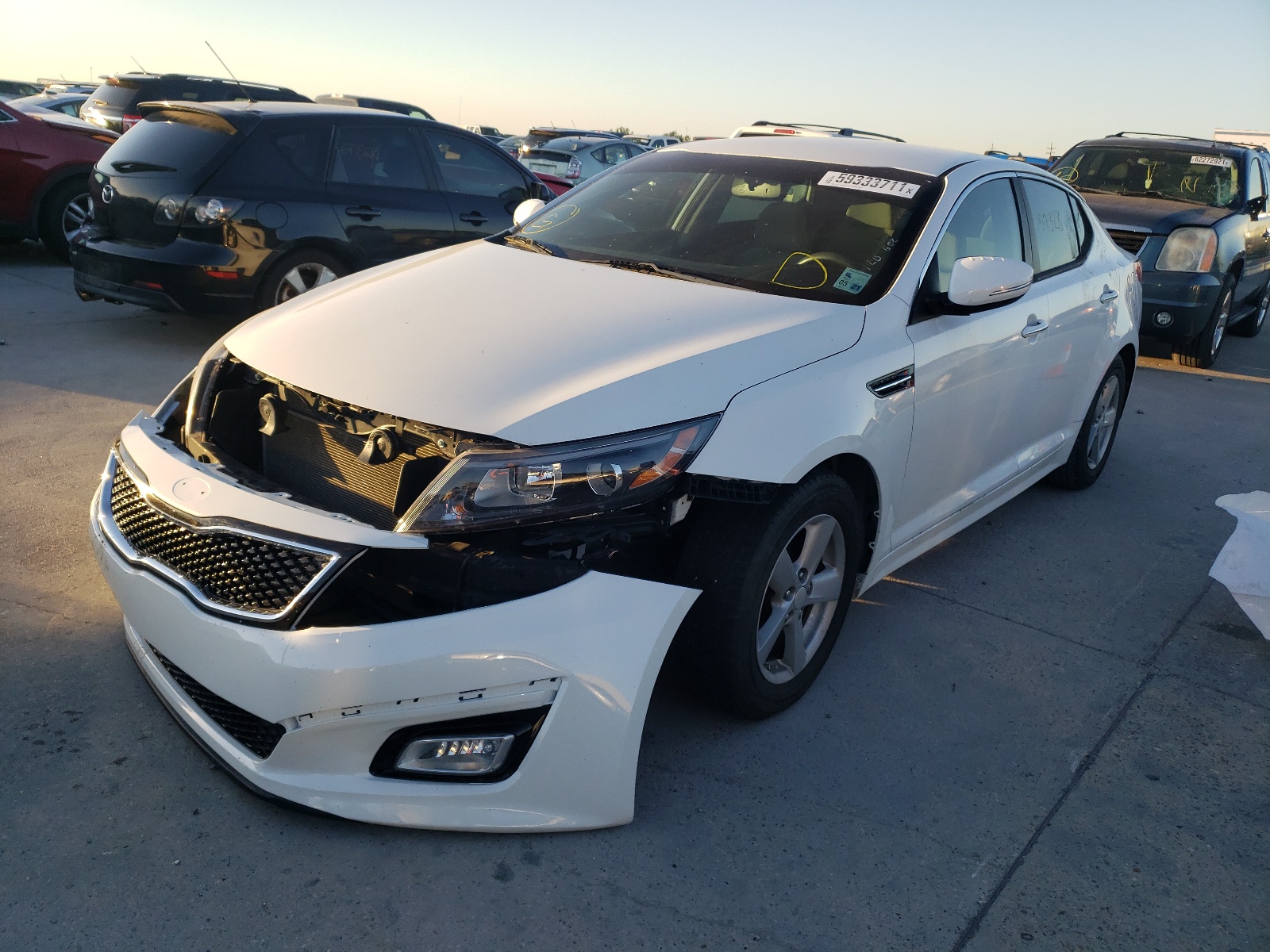 Photo 2 from auction – 2014 KIA OPTIMA LX with VIN 5XXGM4A74EG332115