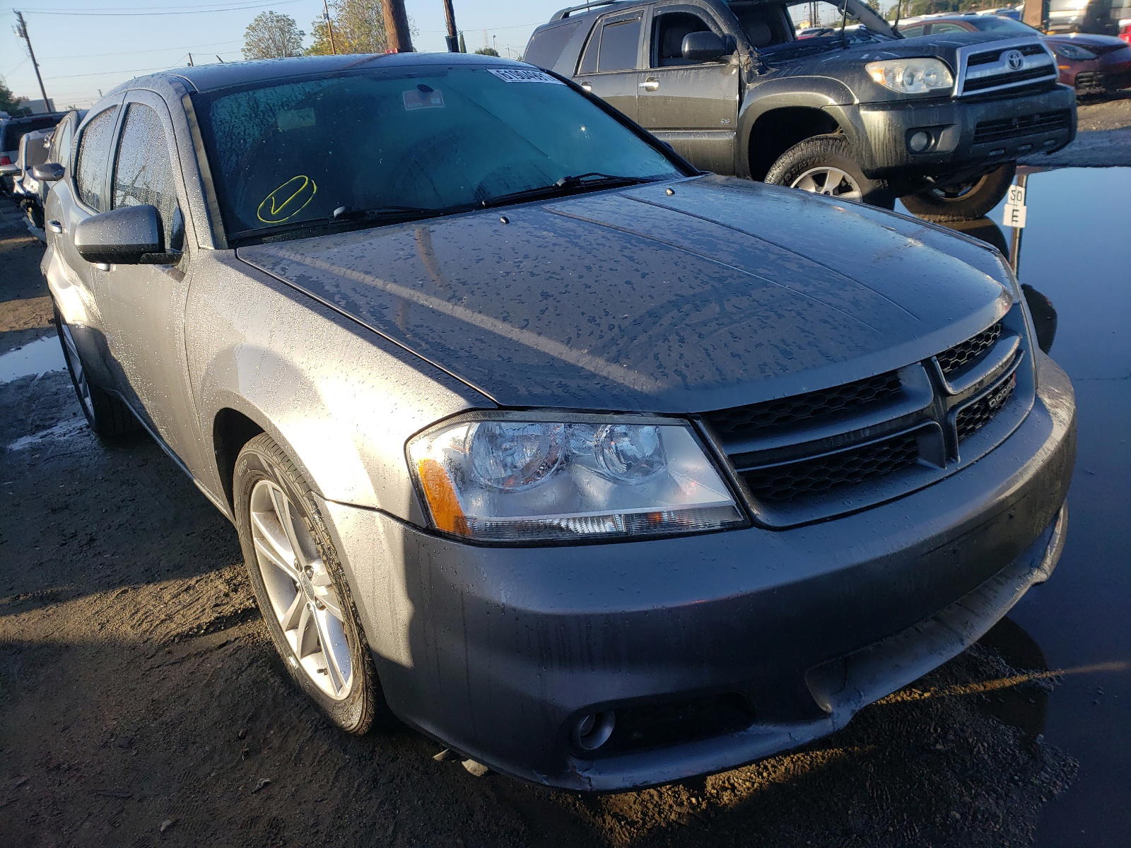 DODGE AVENGER SX 2013 with VIN 1C3CDZCB0DN615812 - Photo from auction