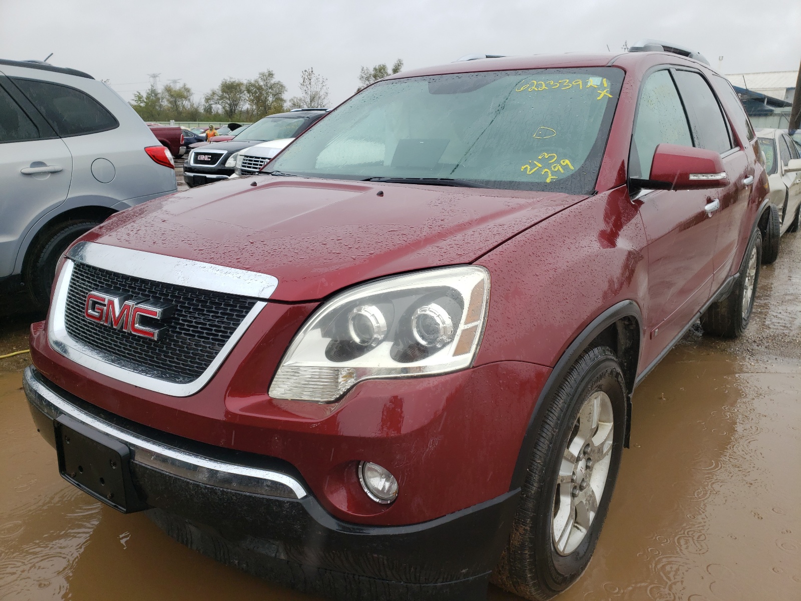 Photo 2 from auction – 2009 GMC ACADIA SLT with VIN 1GKEV23D29J213299