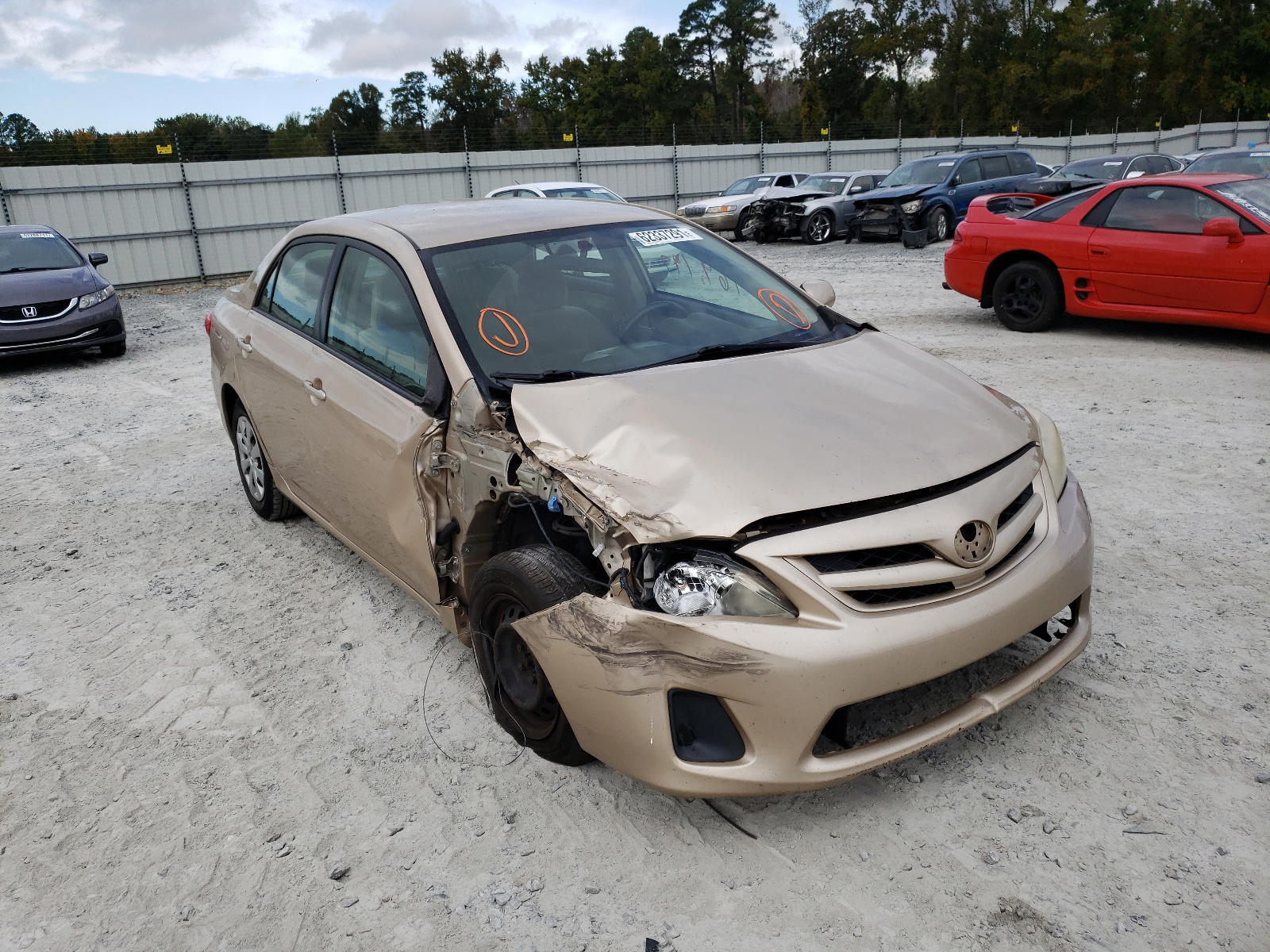 TOYOTA COROLLA BA 2011 with VIN JTDBU4EEXB9127605 - Photo from auction