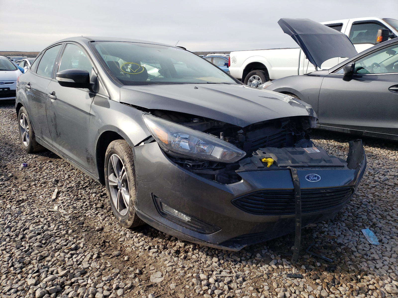 FORD FOCUS SE 2018 with VIN 1FADP3FE6JL322200 - Photo from auction