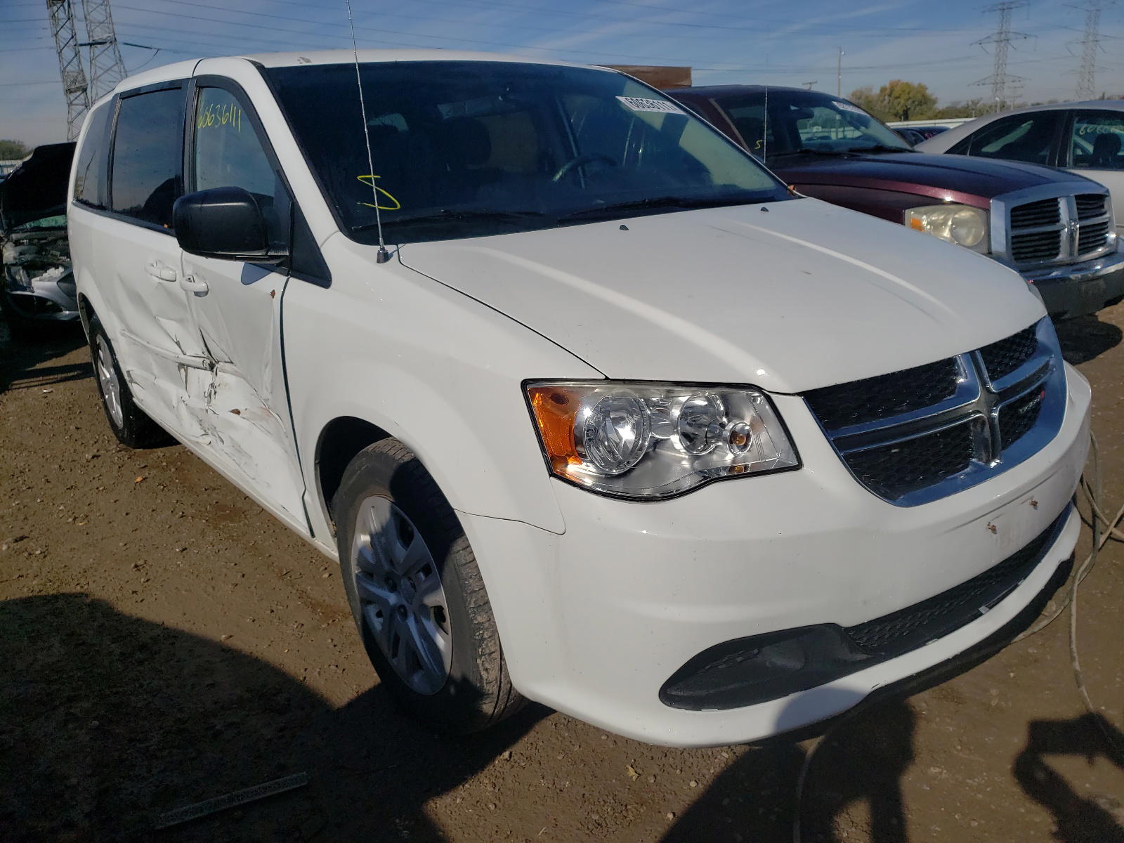 DODGE GRAND CARA 2014 with VIN 2C4RDGBG0ER433216 - Photo from auction