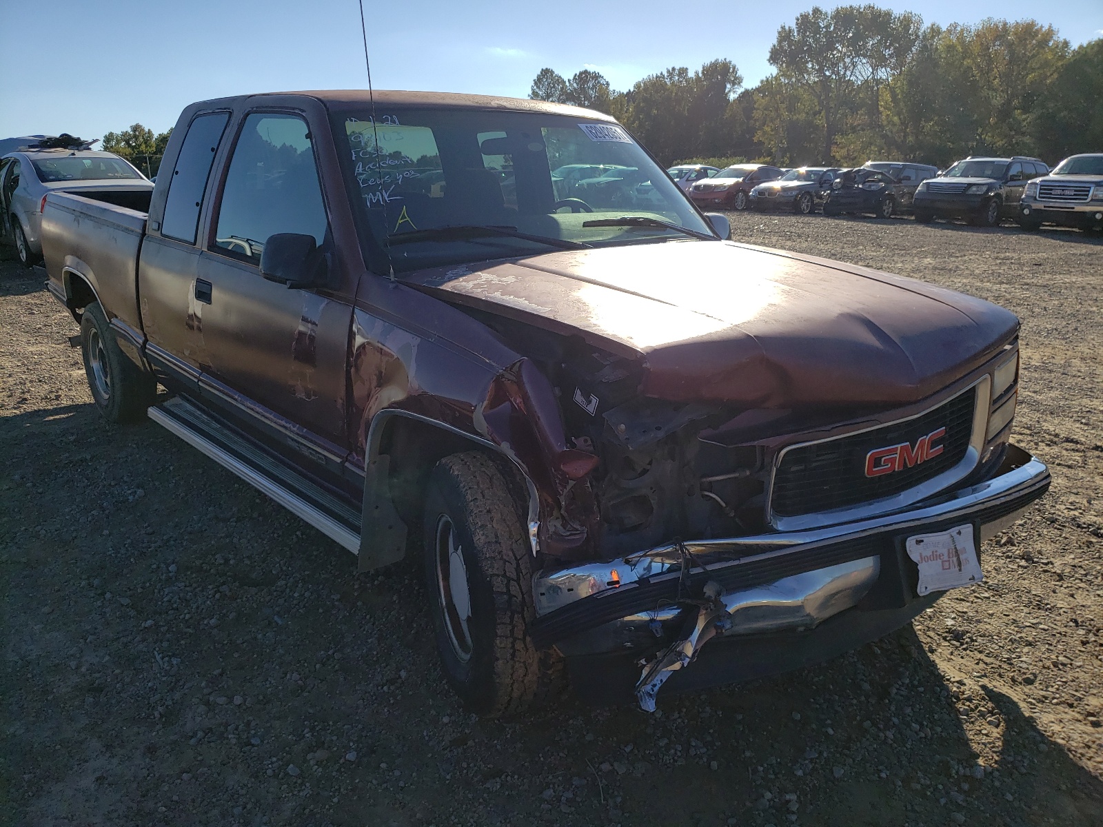 GMC SIERRA C15 1996 with VIN 2GTEC19R9T1512787 - Photo from auction