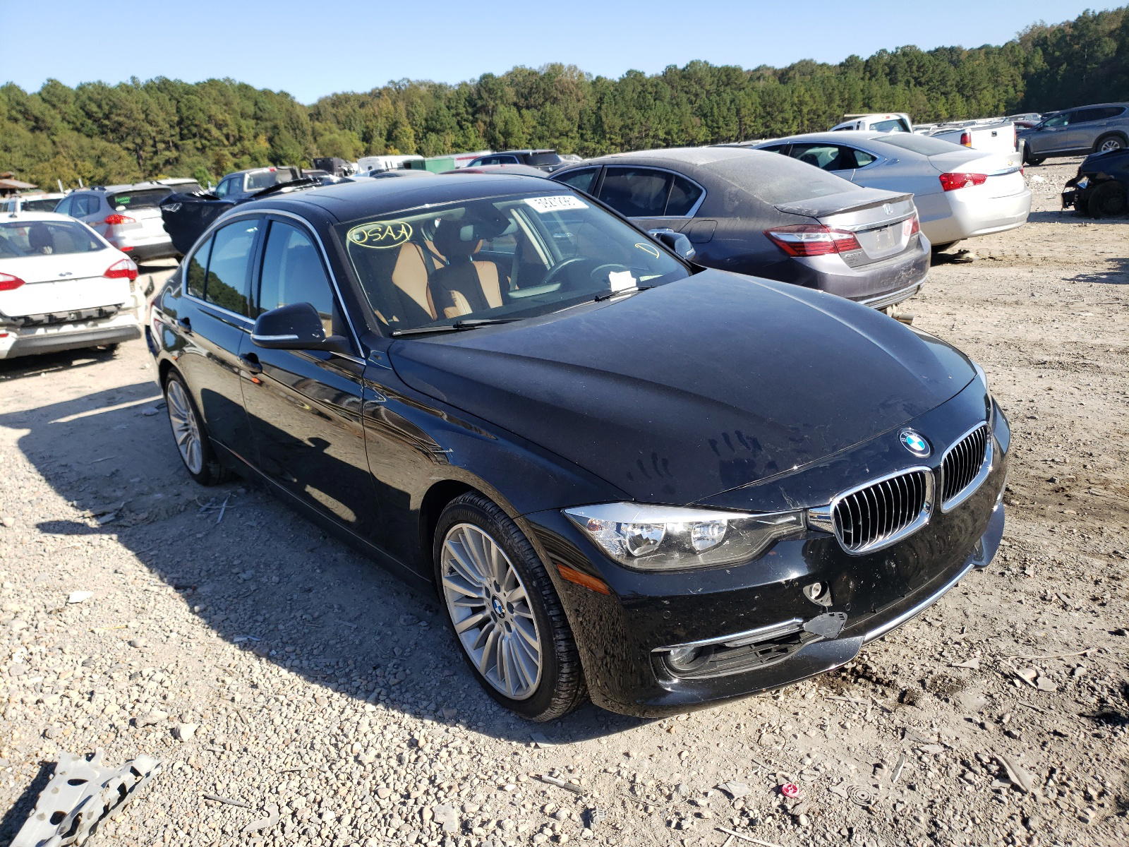 BMW 328 I 2014 with VIN WBA3A5C51EP602352 - Photo from auction