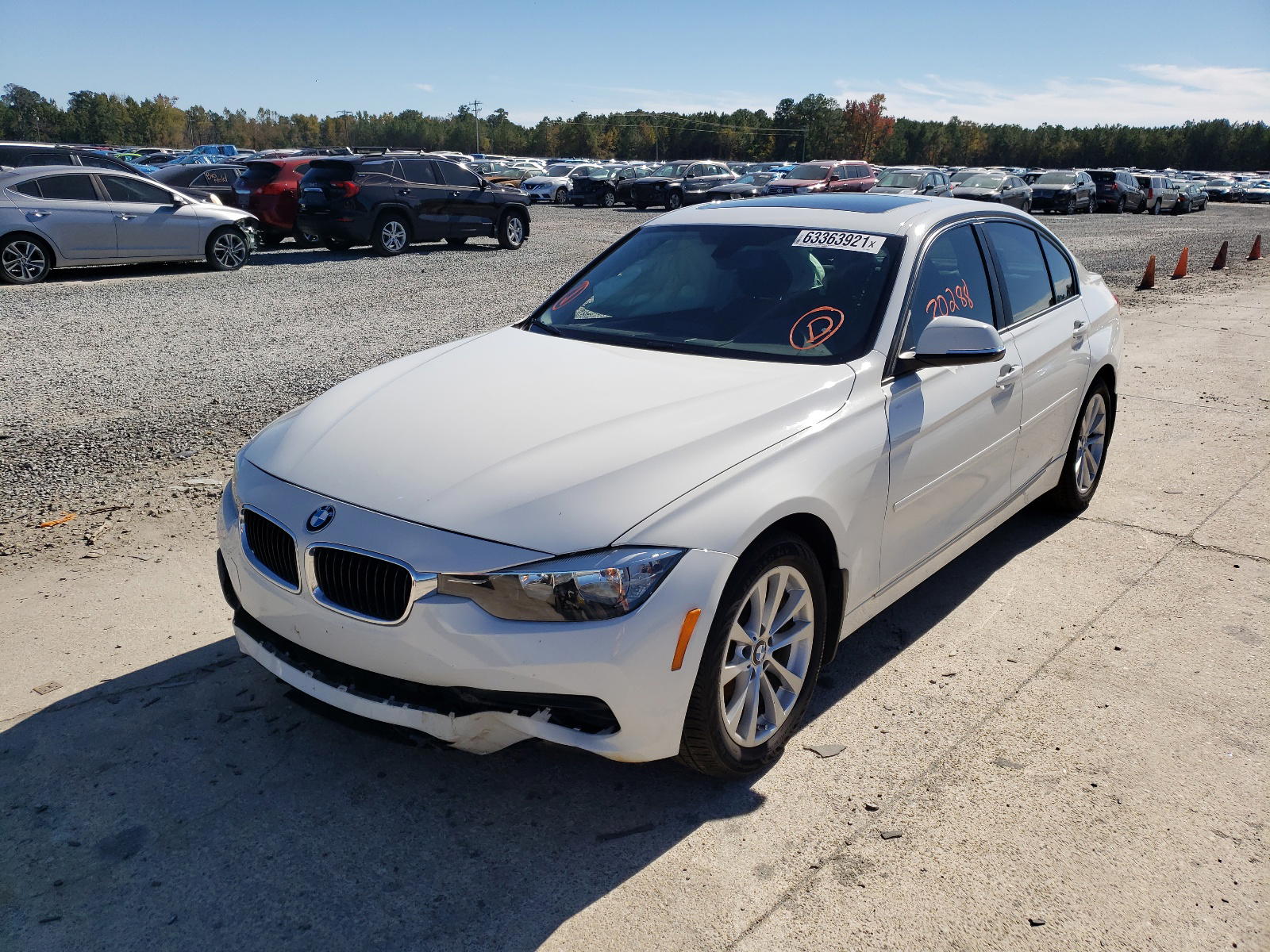 Photo 2 from auction – 2016 BMW 320 I with VIN WBA8E1G50GNT33692