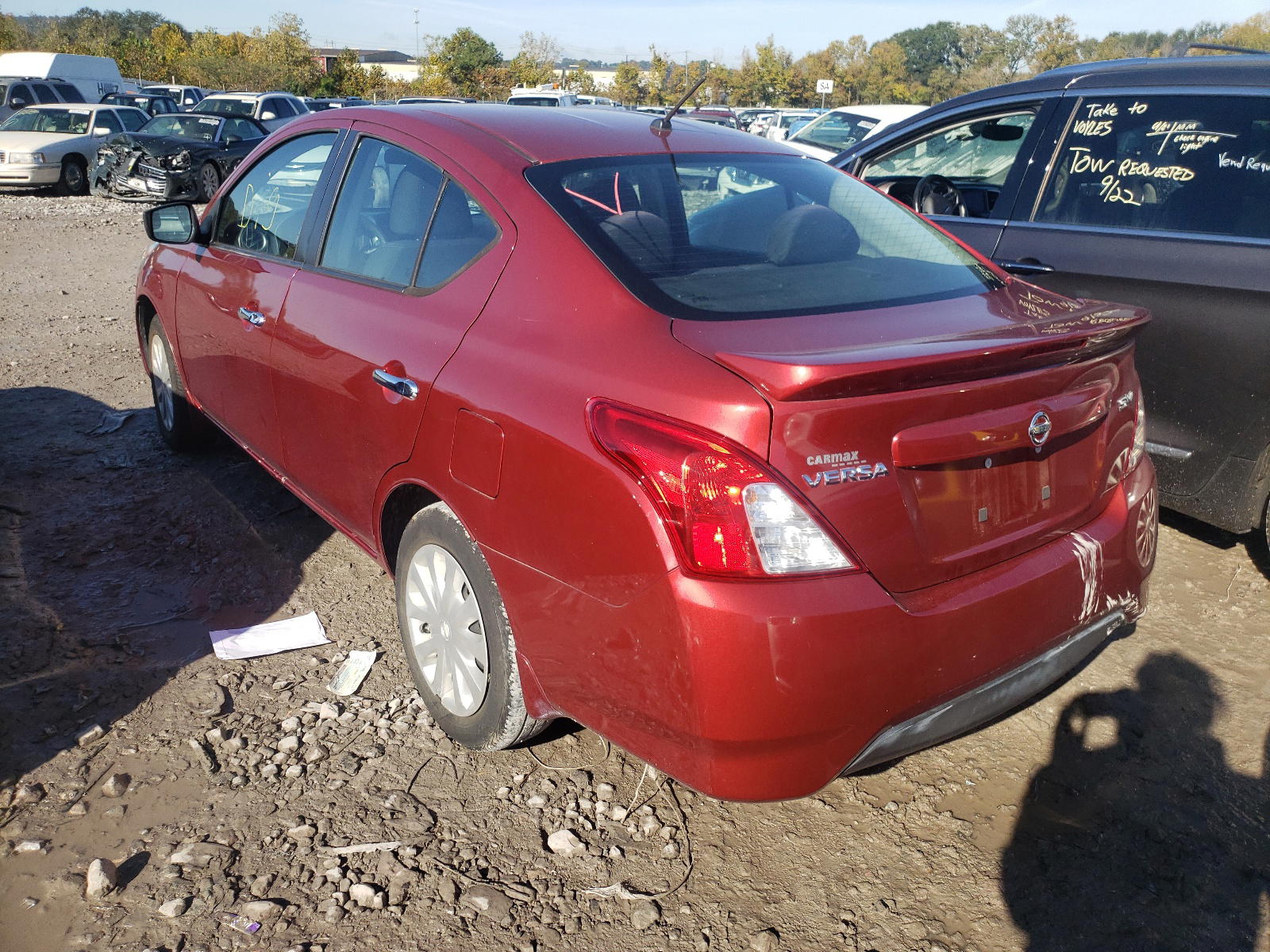 Photo 3 from auction – 2016 NISSAN VERSA S with VIN 3N1CN7AP9GL907932