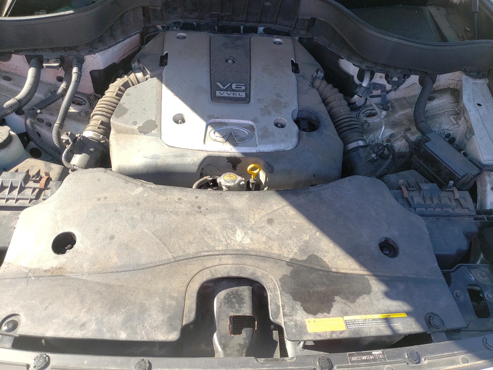 Photo 7 from auction – 2014 INFINITI QX70 with VIN JN8CS1MW0EM413181