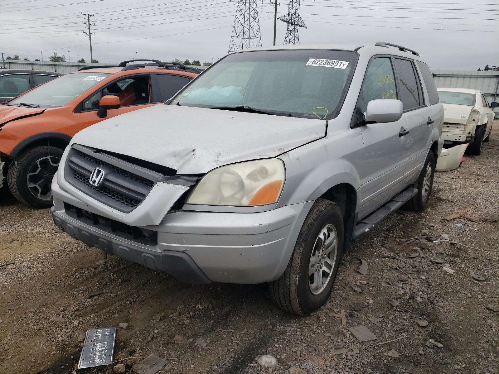 Photo 2 from auction – 2003 HONDA PILOT EX with VIN 2HKYF18423H506130