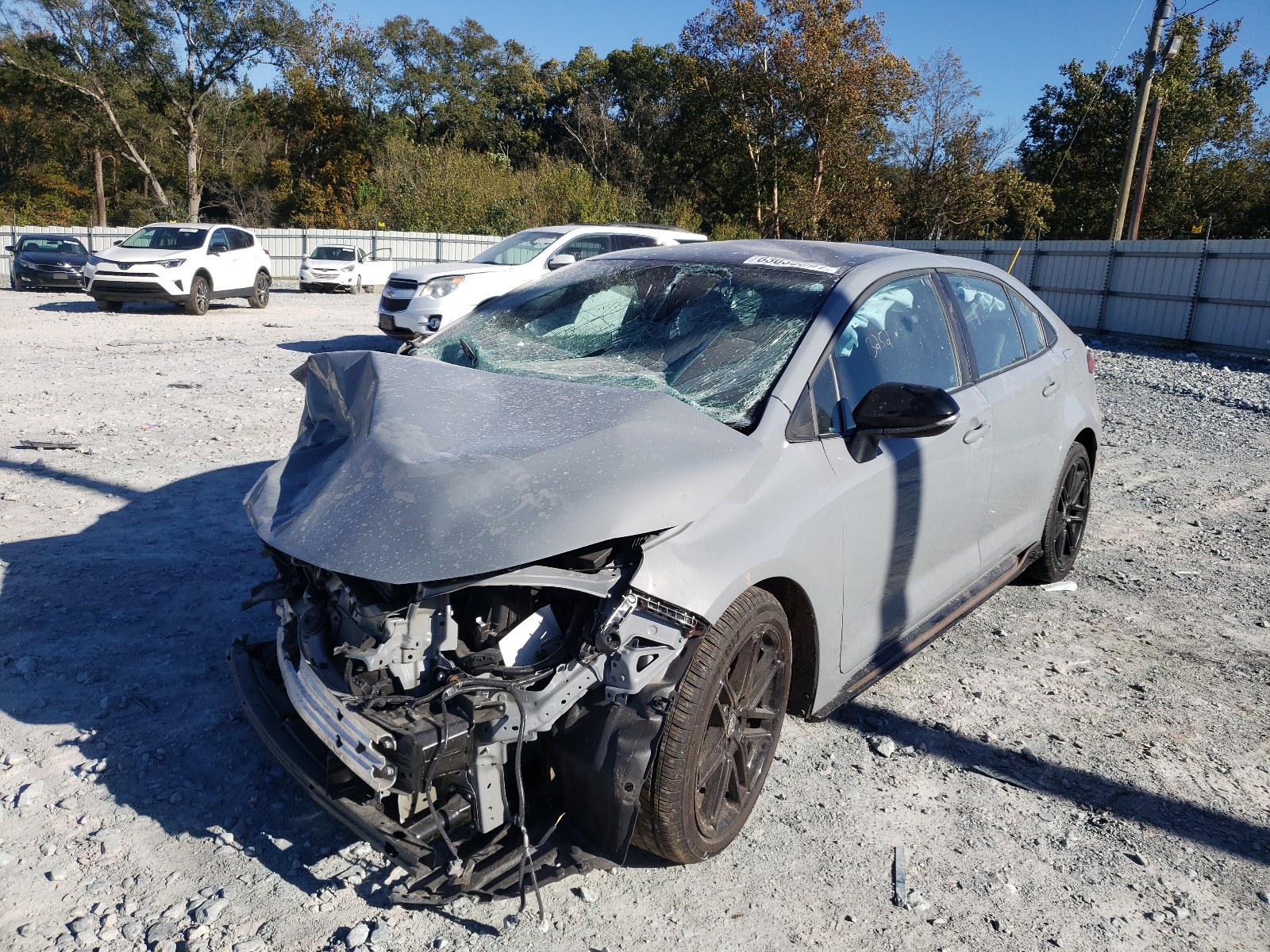 Photo 2 from auction – 2021 TOYOTA COROLLA SE with VIN 5YFS4MCE8MP078775