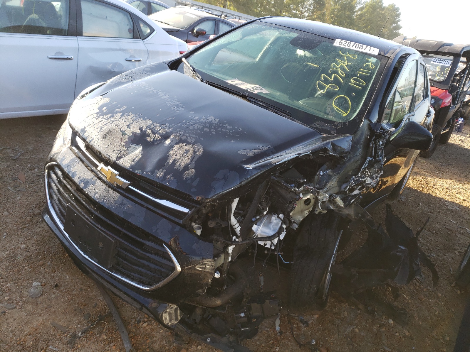 Photo 2 from auction – 2020 CHEVROLET TRAX LS with VIN 3GNCJKSB9LL115683