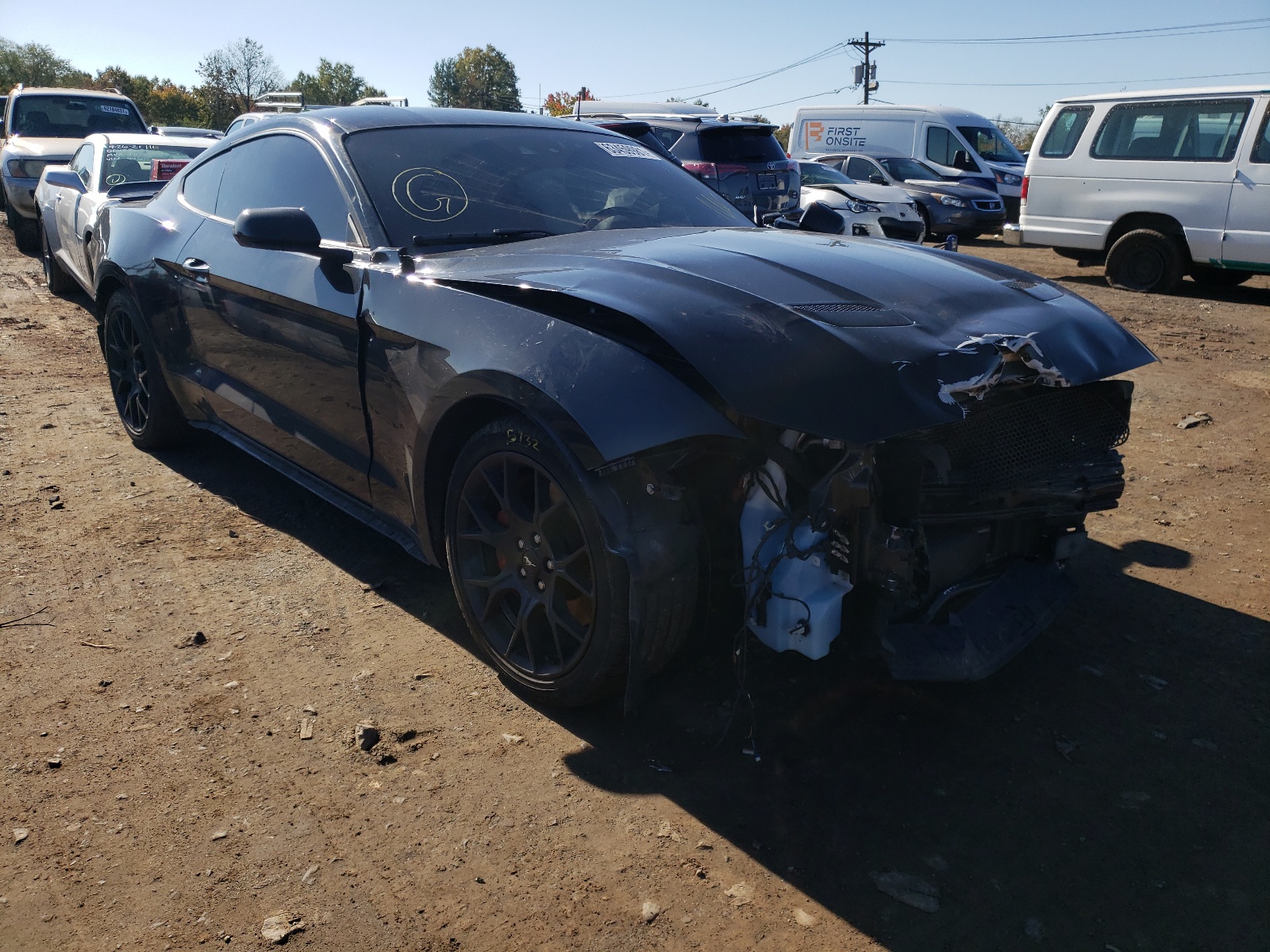 FORD MUSTANG 2019 with VIN 1FA6P8TH1K5198850 - Photo from auction
