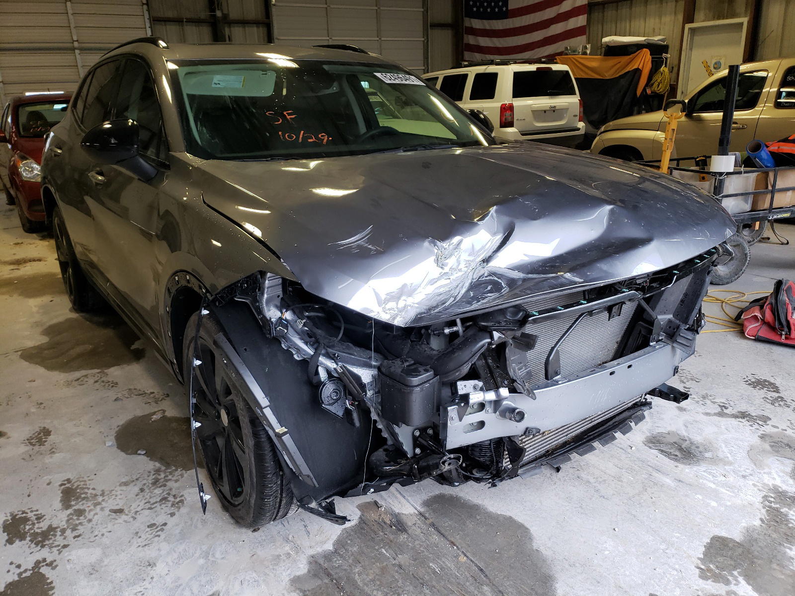 BUICK ENVISION E 2021 with VIN LRBFZNR42MD083222 - Photo from auction