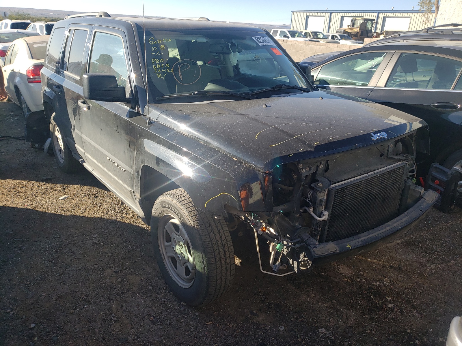 JEEP PATRIOT SP 2017 with VIN 1C4NJRBB2HD196470 - Photo from auction