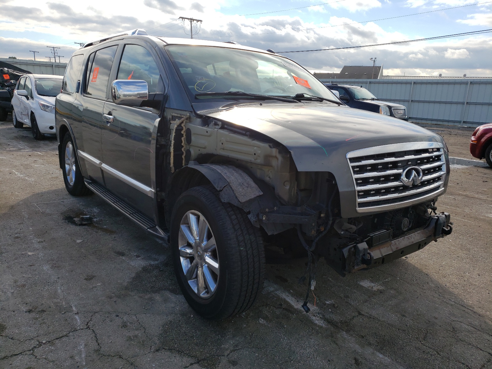INFINITI QX56 2010 with VIN 5N3ZA0NC2AN901398 - Photo from auction
