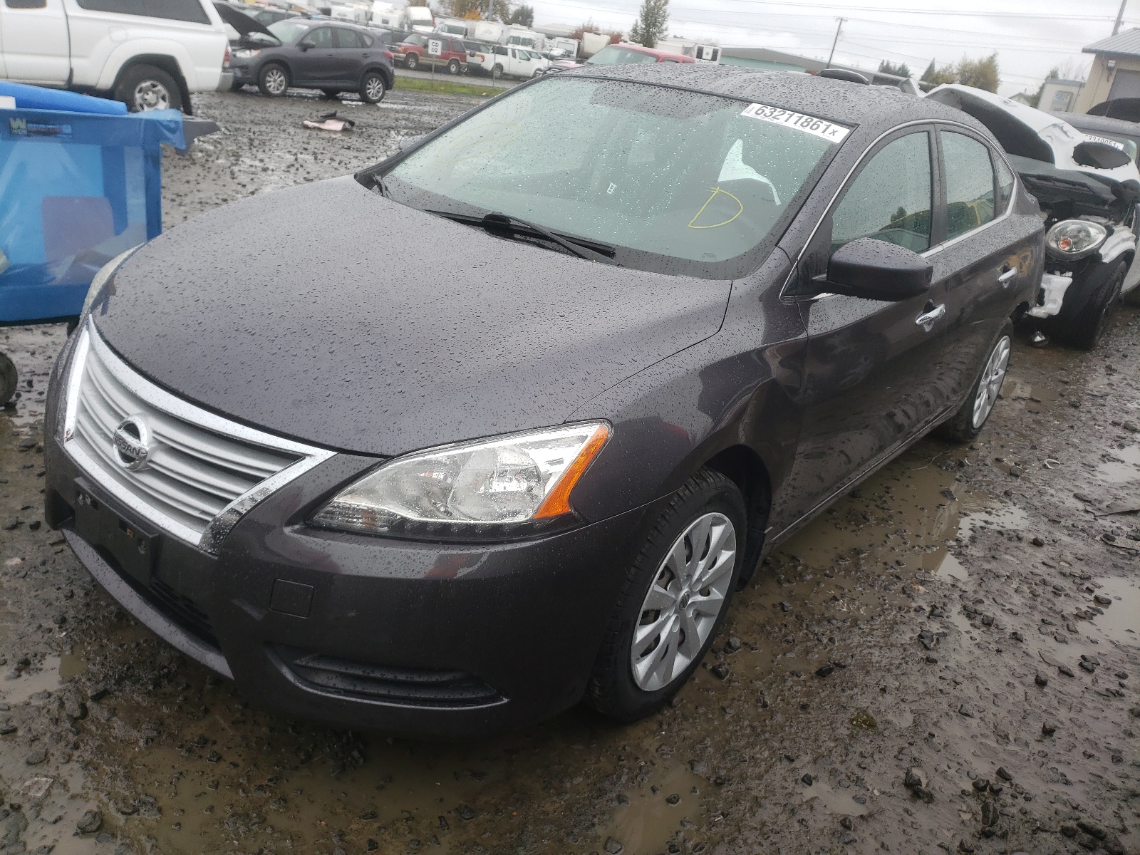 Photo 2 from auction – 2014 NISSAN SENTRA S with VIN 3N1AB7AP9EL667701