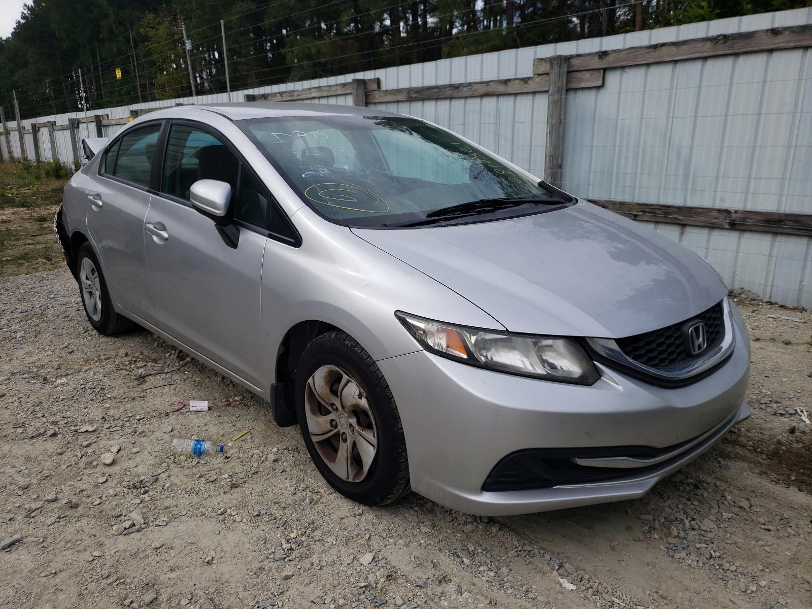 HONDA CIVIC LX 2014 with VIN 19XFB2F56EE002322 - Photo from auction