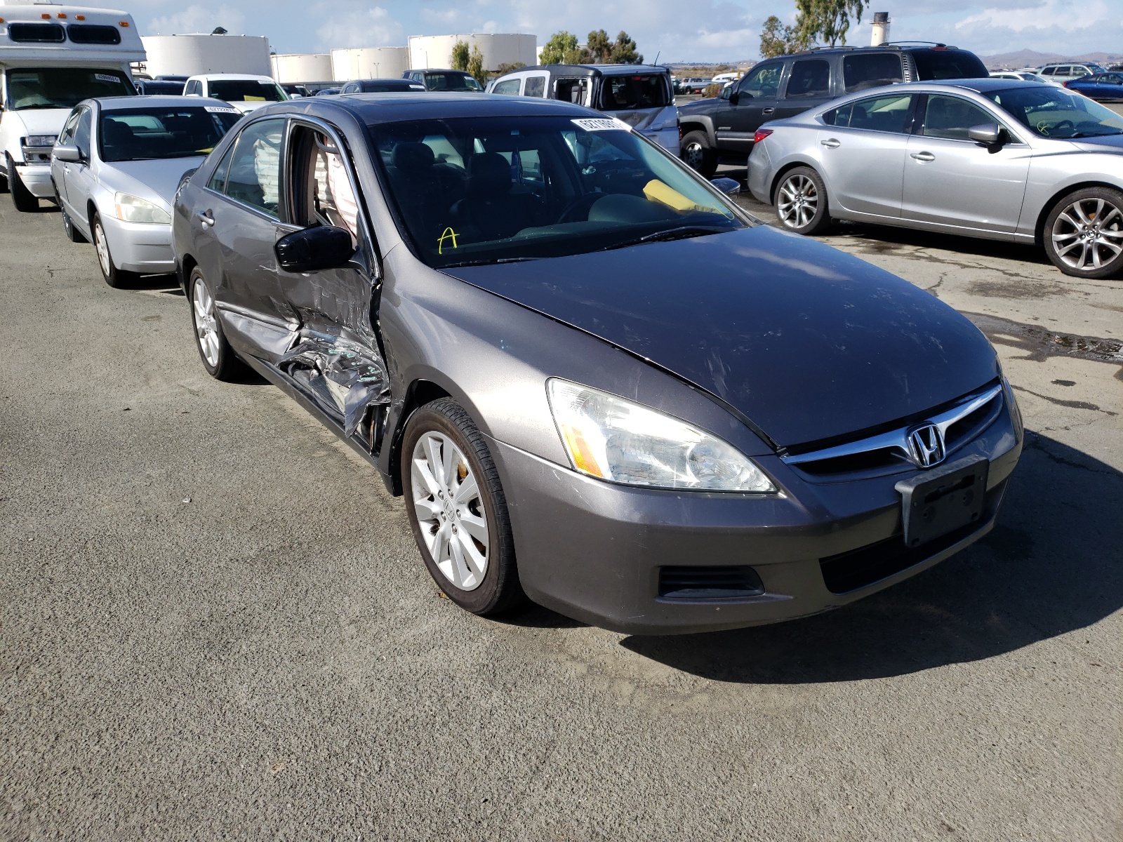 HONDA ACCORD EX 2006 with VIN 1HGCM66876A052909 - Photo from auction