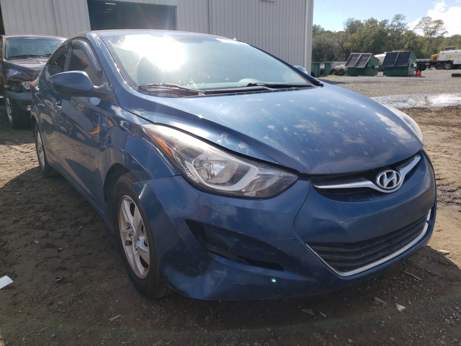 HYUNDAI ELANTRA SE 2014 with VIN KMHDH4AE7EU210201 - Photo from auction