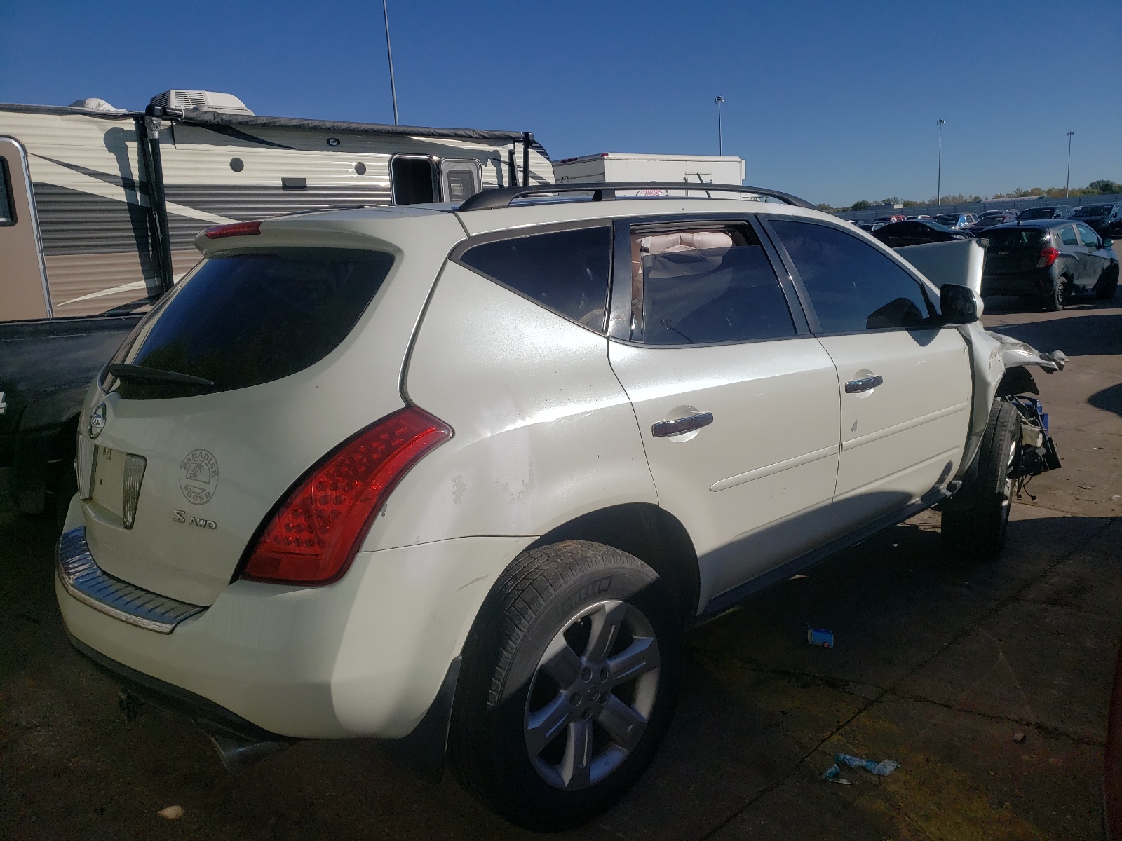 Photo 4 from auction – 2007 NISSAN MURANO SL with VIN JN8AZ08W07W610897
