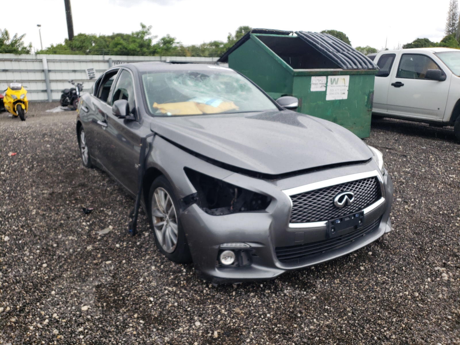 Photo 1 from auction – 2017 INFINITI Q50 PREMIU with VIN JN1EV7AP6HM739845