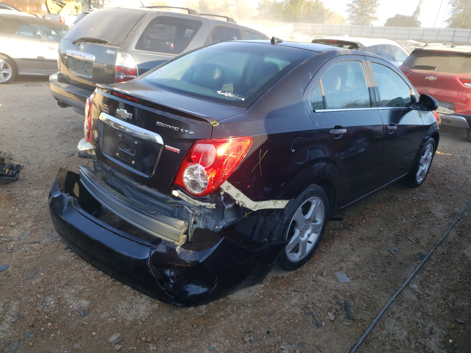 Photo 4 from auction – 2013 CHEVROLET SONIC LTZ with VIN 1G1JE5SB6D4145424