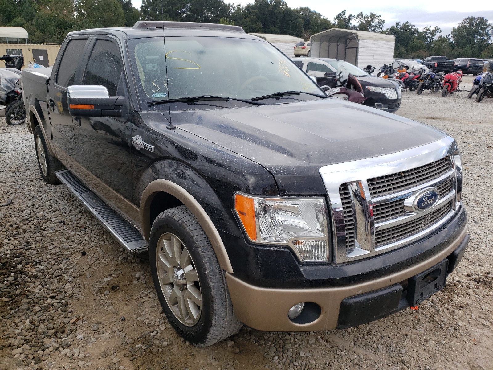 FORD F150 SUPER 2011 with VIN 1FTFW1CF1BKD01057 - Photo from auction