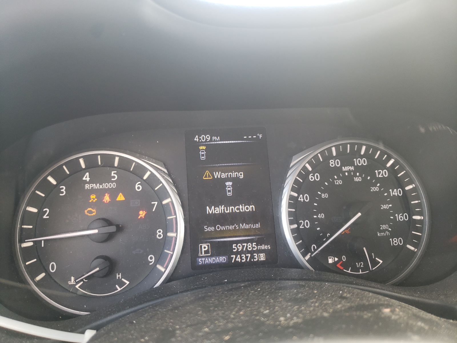 Photo 8 from auction – 2019 INFINITI Q50 LUXE with VIN JN1EV7AP6KM511643