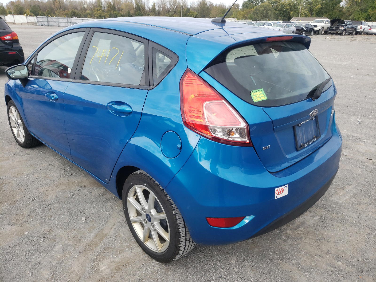 Photo 3 from auction – 2017 FORD FIESTA SE with VIN 3FADP4EJ7HM165192