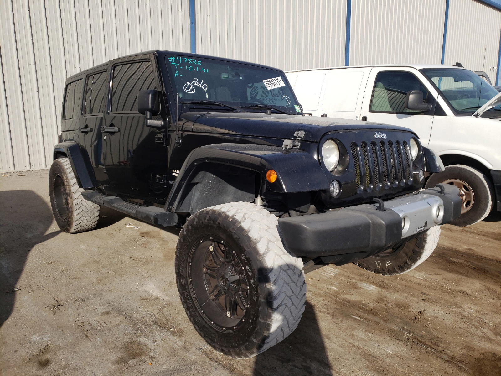 JEEP UK 2014 with VIN 1C4BJWEG0EL188541 - Photo from auction
