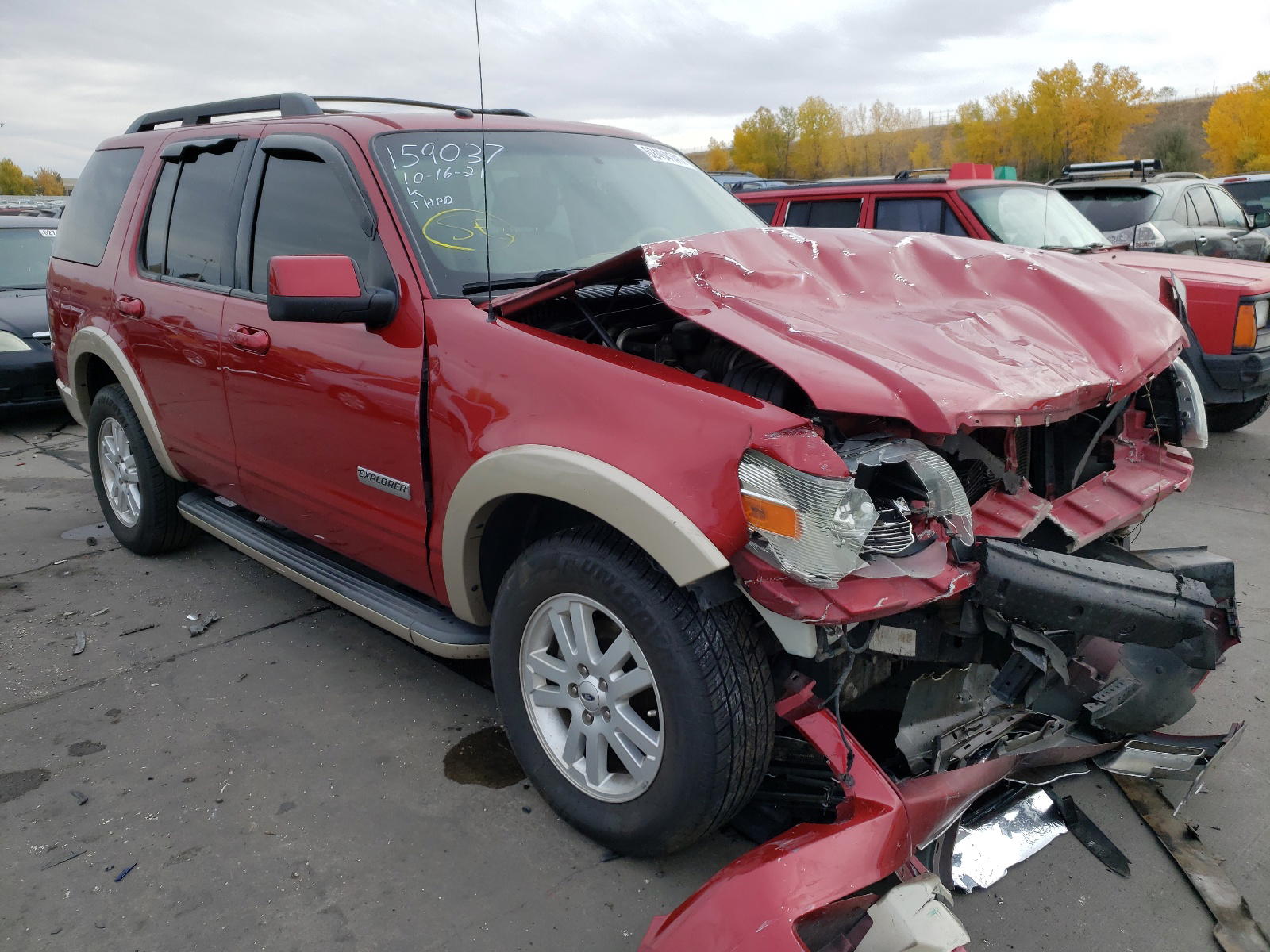 FORD EXPLORER E 2008 with VIN 1FMEU64E98UA86928 - Photo from auction