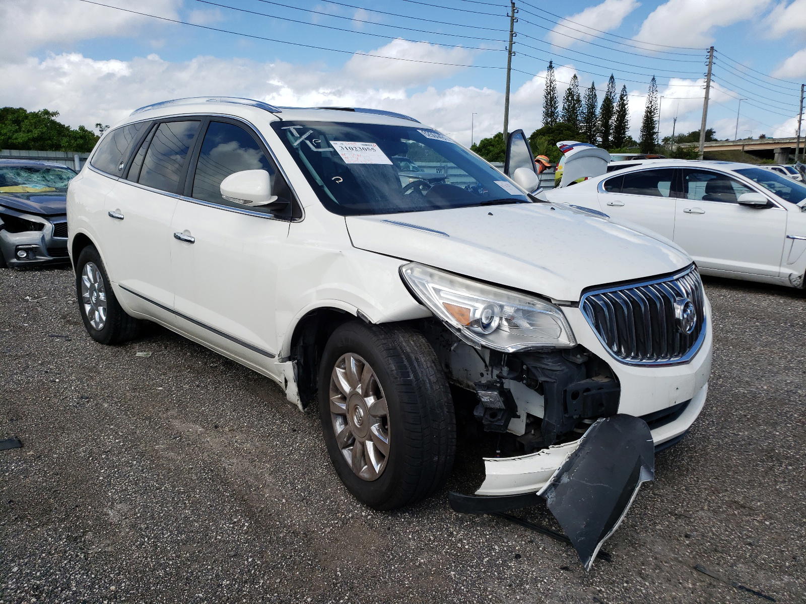 BUICK ENCLAVE 2014 with VIN 5GAKVBKD3EJ363157 - Photo from auction