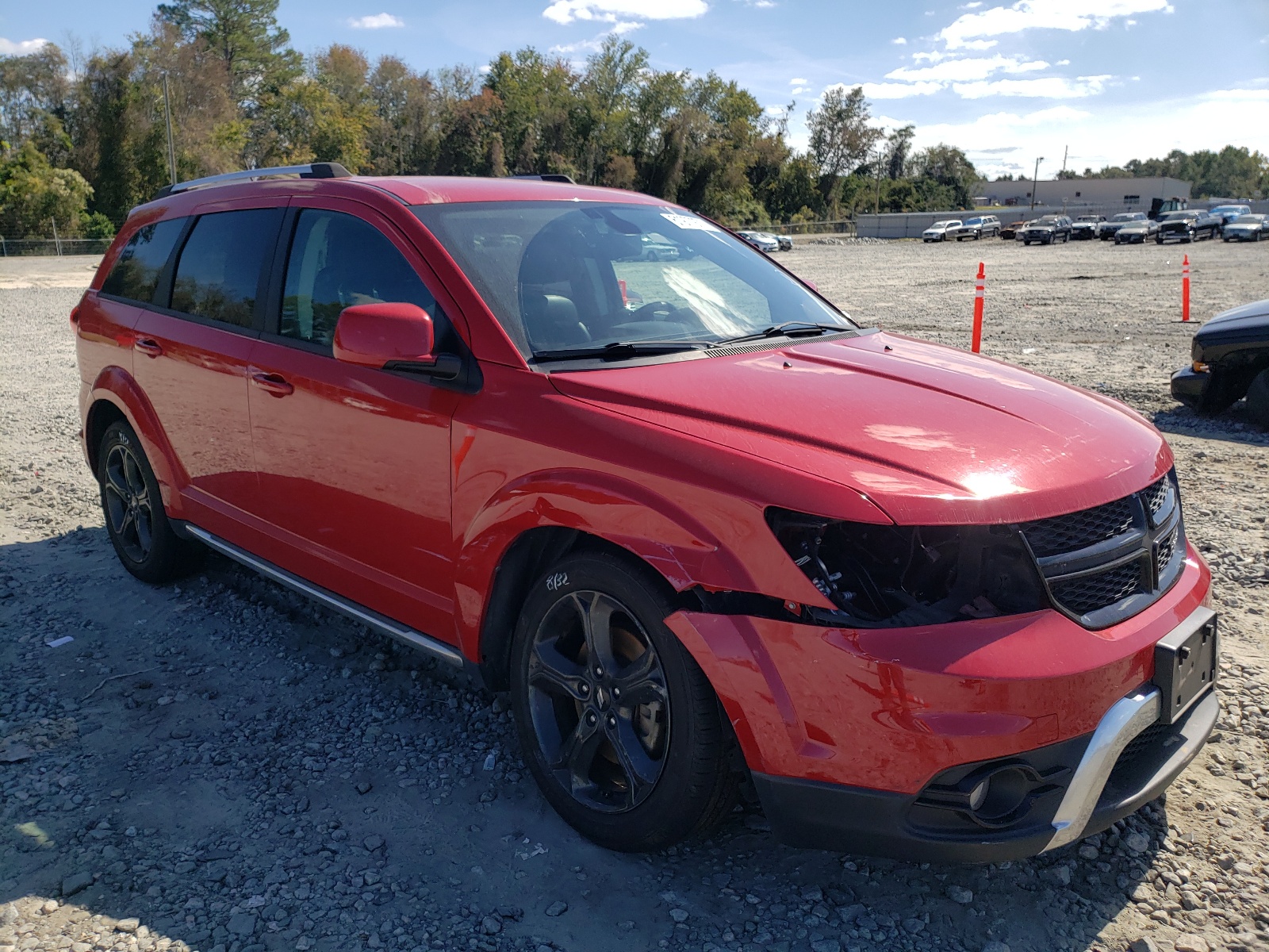 DODGE JOURNEY CR 2018 with VIN 3C4PDCGG7JT339544 - Photo from auction