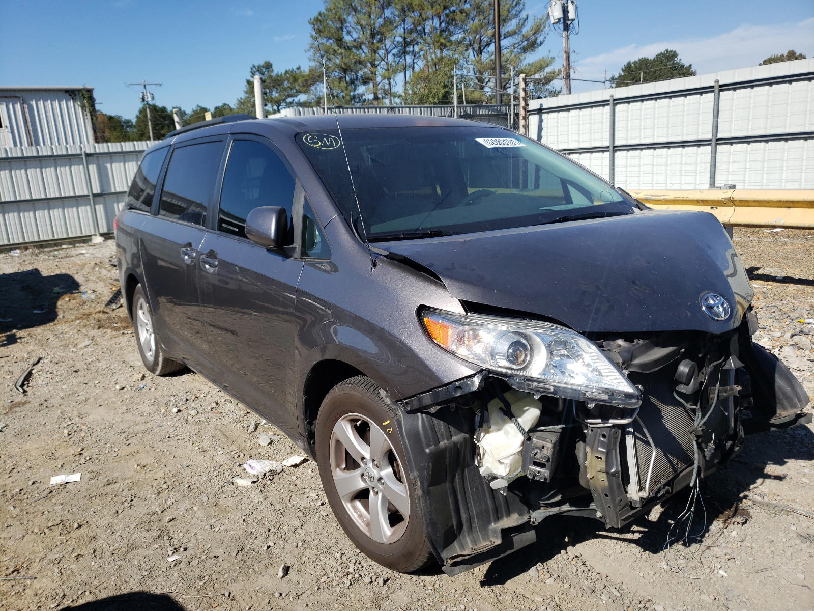 TOYOTA SIENNA LE 2012 with VIN 5TDKK3DC0CS216490 - Photo from auction