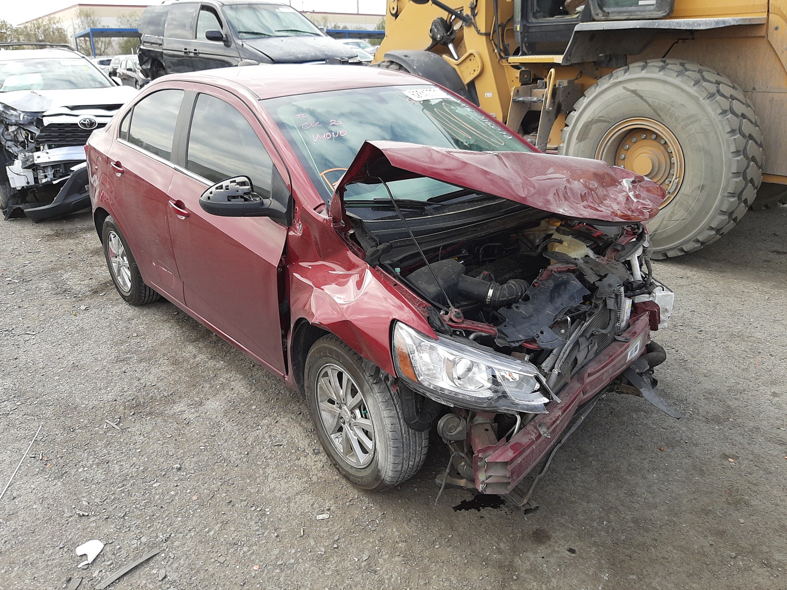 CHEVROLET SONIC LT 2017 with VIN 1G1JD5SB1H4110959 - Photo from auction