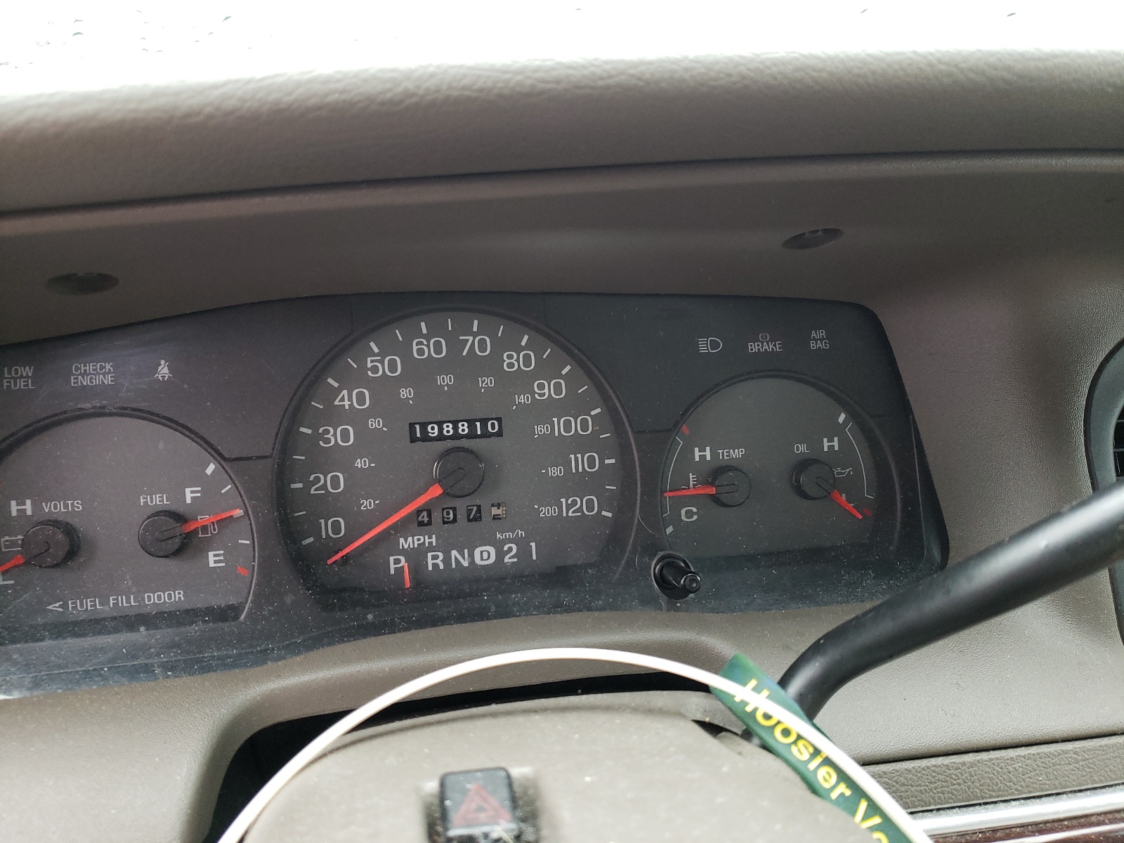 Photo 8 from auction – 2003 MERCURY GRAND MARQ with VIN 2MEFM75W63X691432