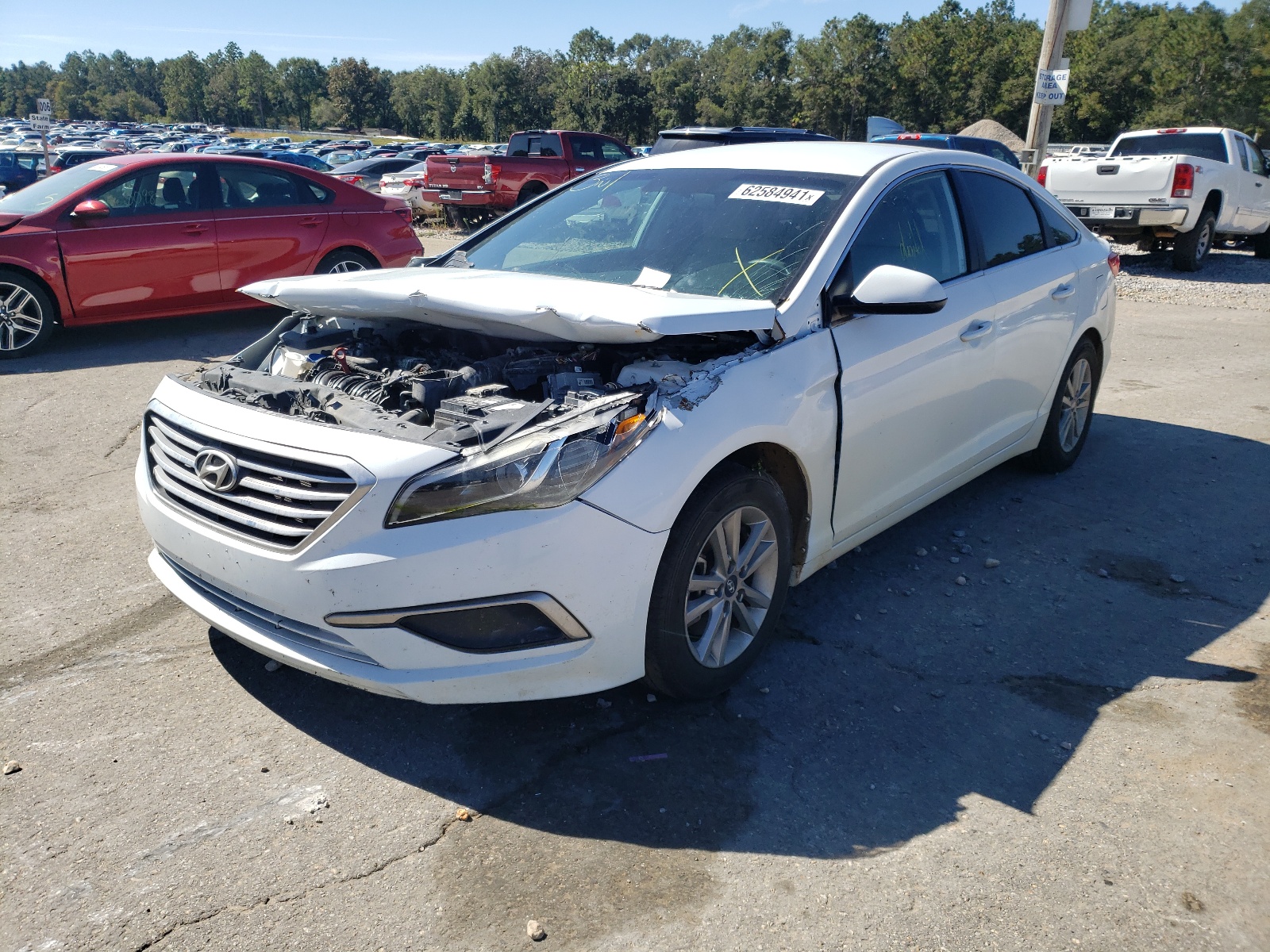 Photo 2 from auction – 2017 HYUNDAI SONATA SE with VIN 5NPE24AFXHH466656