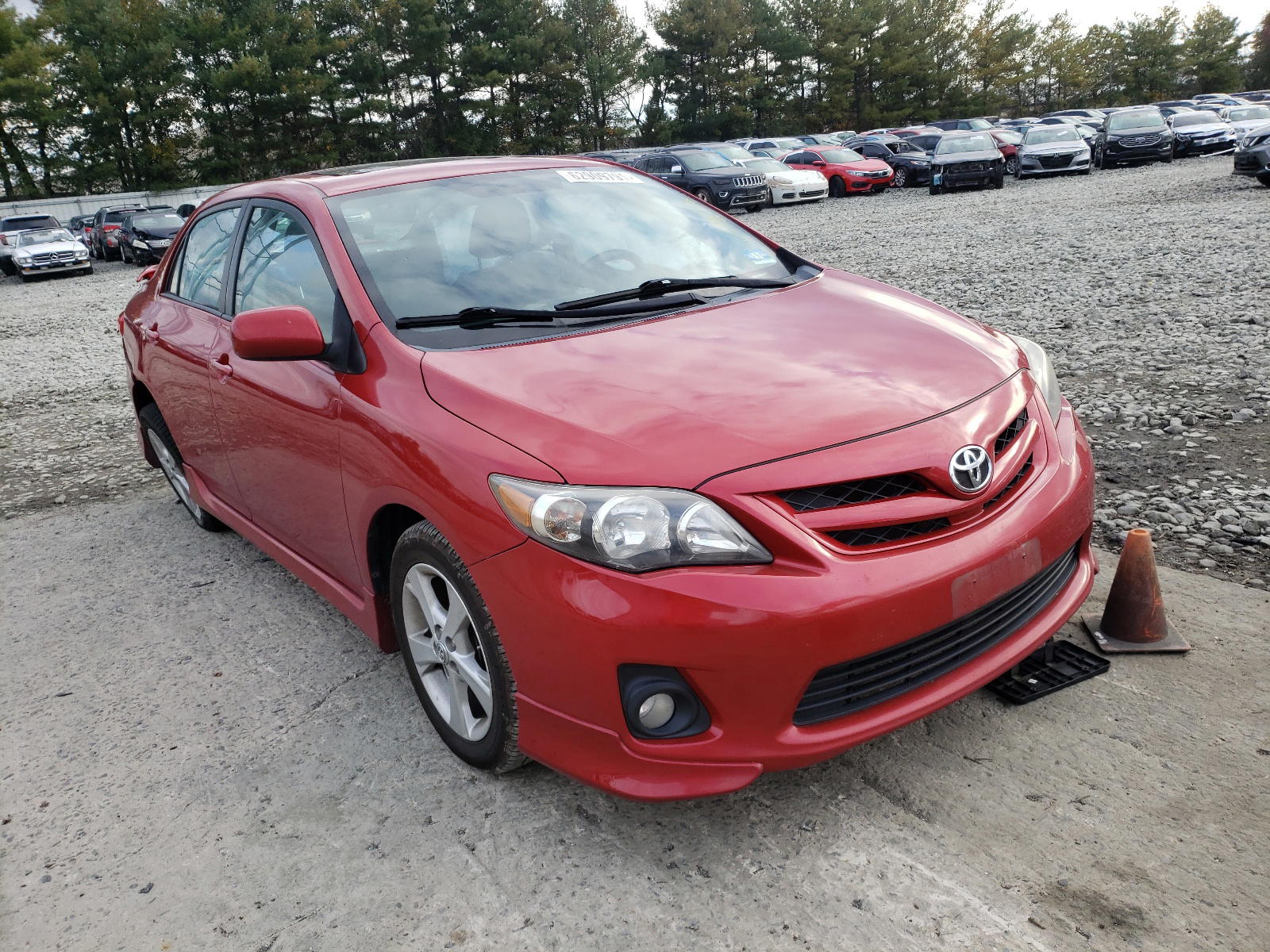 TOYOTA COROLLA BA 2011 with VIN 2T1BU4EE3BC658042 - Photo from auction