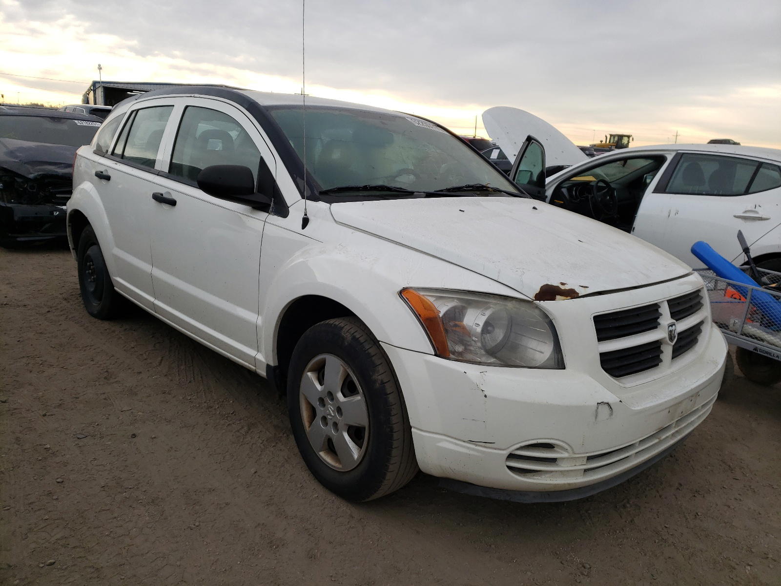DODGE CALIBER 2007 with VIN 1B3HB28B57D195810 - Photo from auction