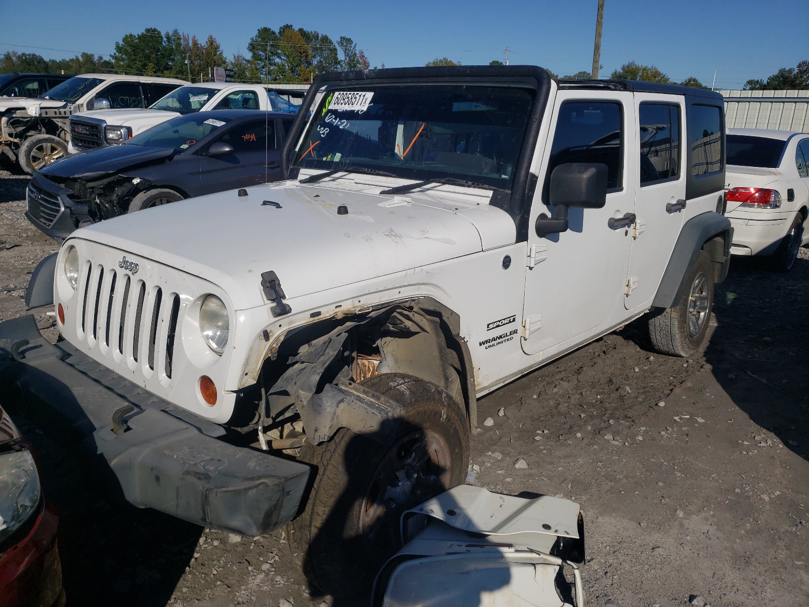 Photo 2 from auction – 2012 JEEP WRANGLER U with VIN 1C4BJWKG6CL273885