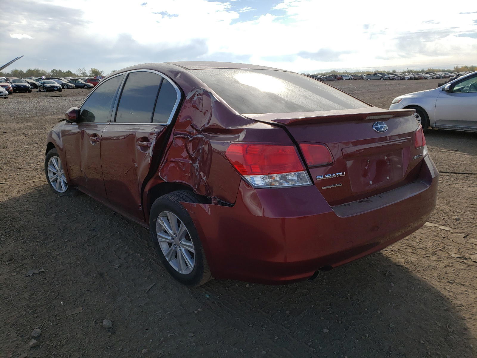 Photo 3 from auction – 2011 SUBARU LEGACY 2.5 with VIN 4S3BMCG69B3215046
