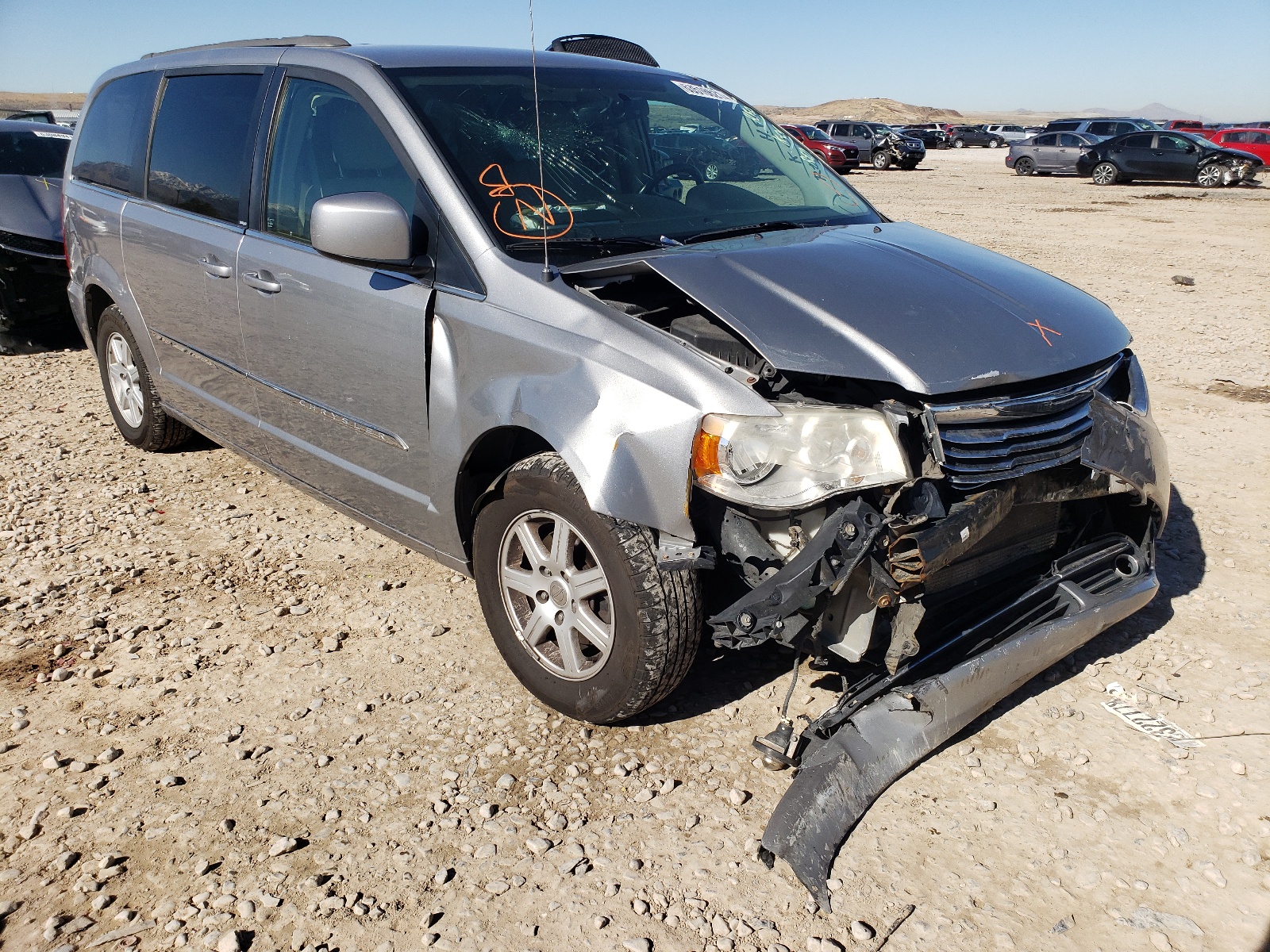 CHRYSLER TOWN & COU 2013 with VIN 2C4RC1BG6DR584141 - Photo from auction