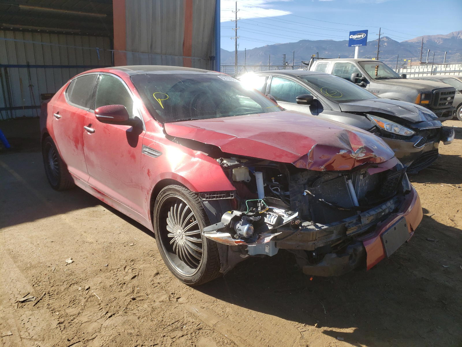 KIA OPTIMA SX 2012 with VIN 5XXGR4A69CG005120 - Photo from auction