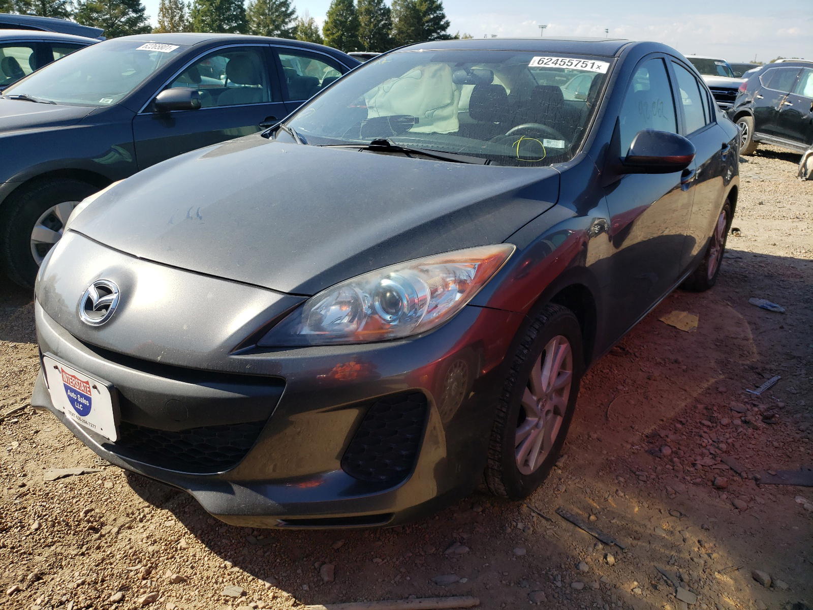 Photo 2 from auction – 2012 MAZDA 3 I with VIN JM1BL1V76C1656875