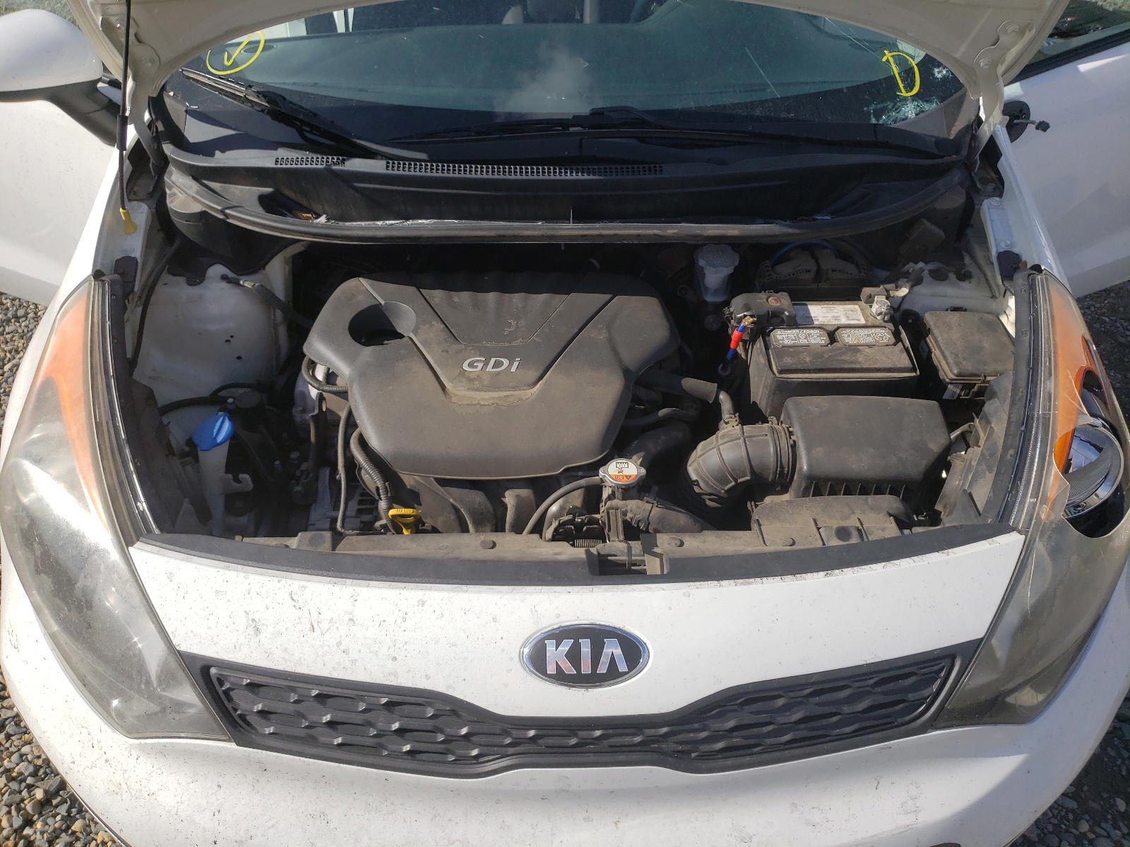 Photo 7 from auction – 2013 KIA RIO LX with VIN KNADM5A35D6155607
