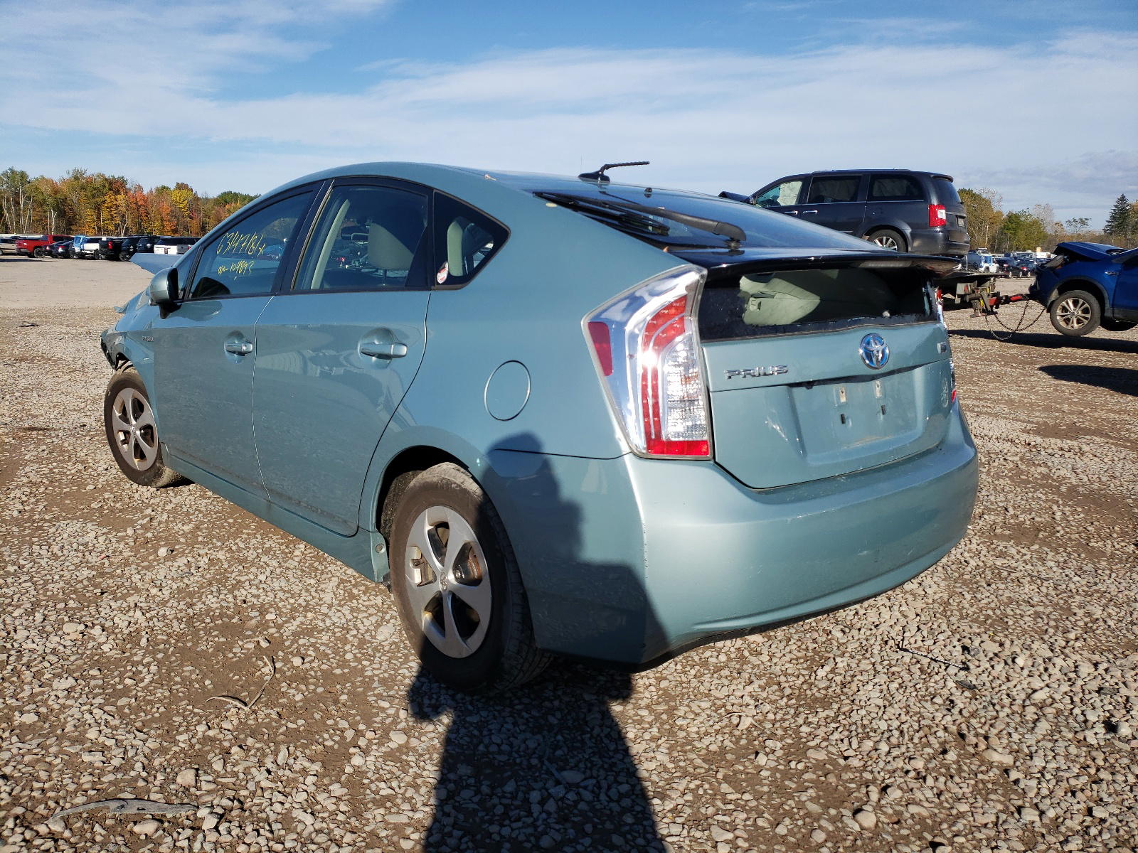 Photo 3 from auction – 2012 TOYOTA PRIUS with VIN JTDKN3DUXC5390170