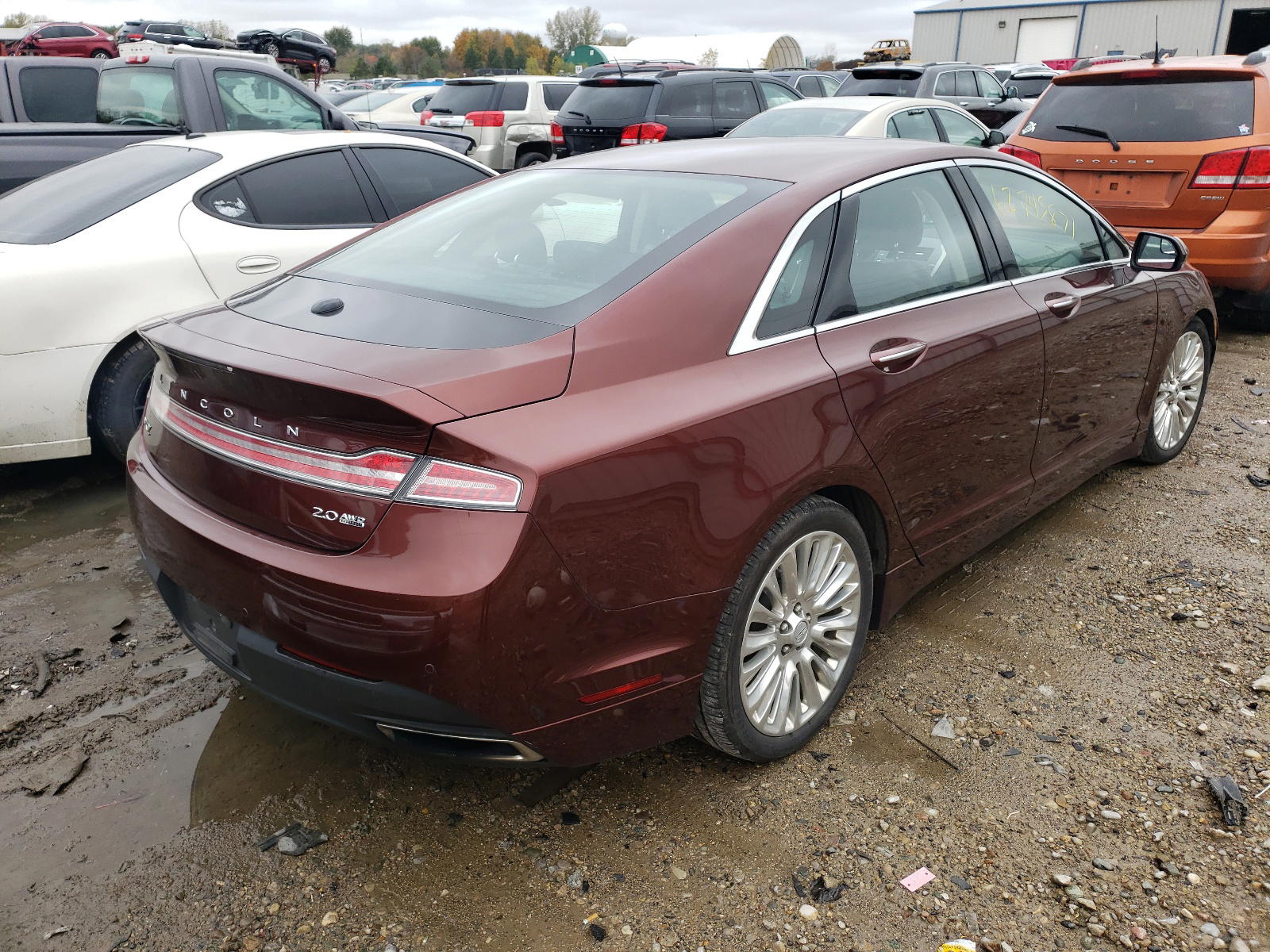 Photo 4 from auction – 2016 LINCOLN MKZ with VIN 3LN6L2J99GR627411